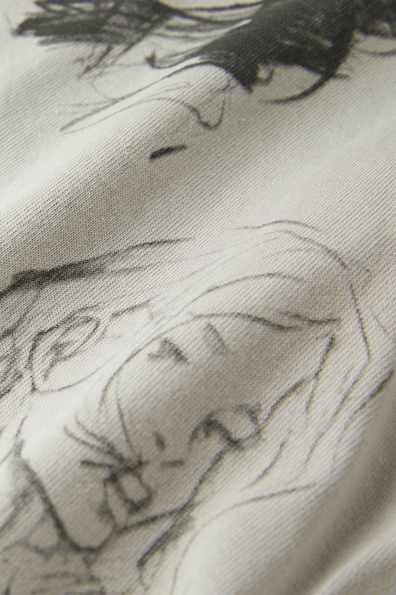 UMAMIISM Sketch Faces Graphic T-Shirt