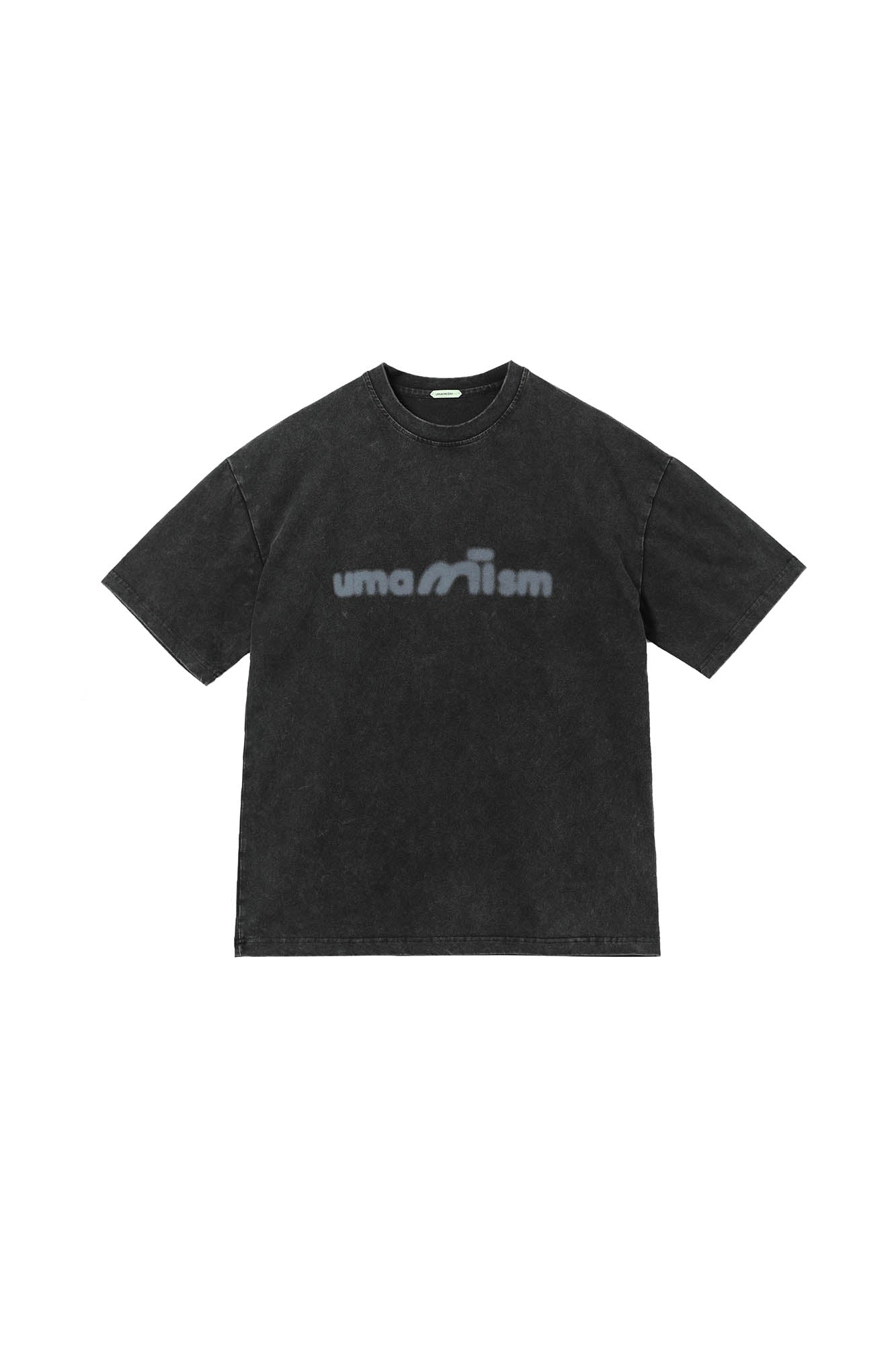 UMAMIISM Blurred Logo Washed T-Shirt