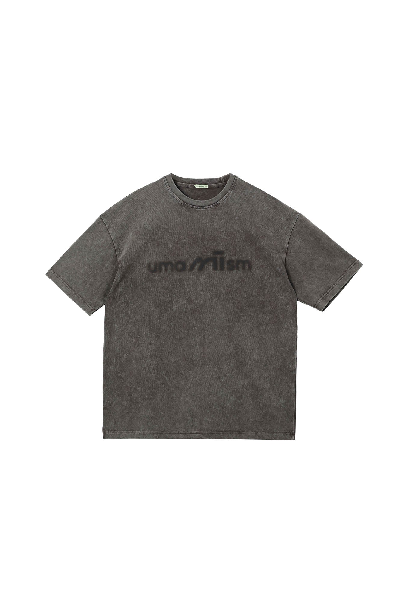 UMAMIISM Blurred Logo Washed T-Shirt