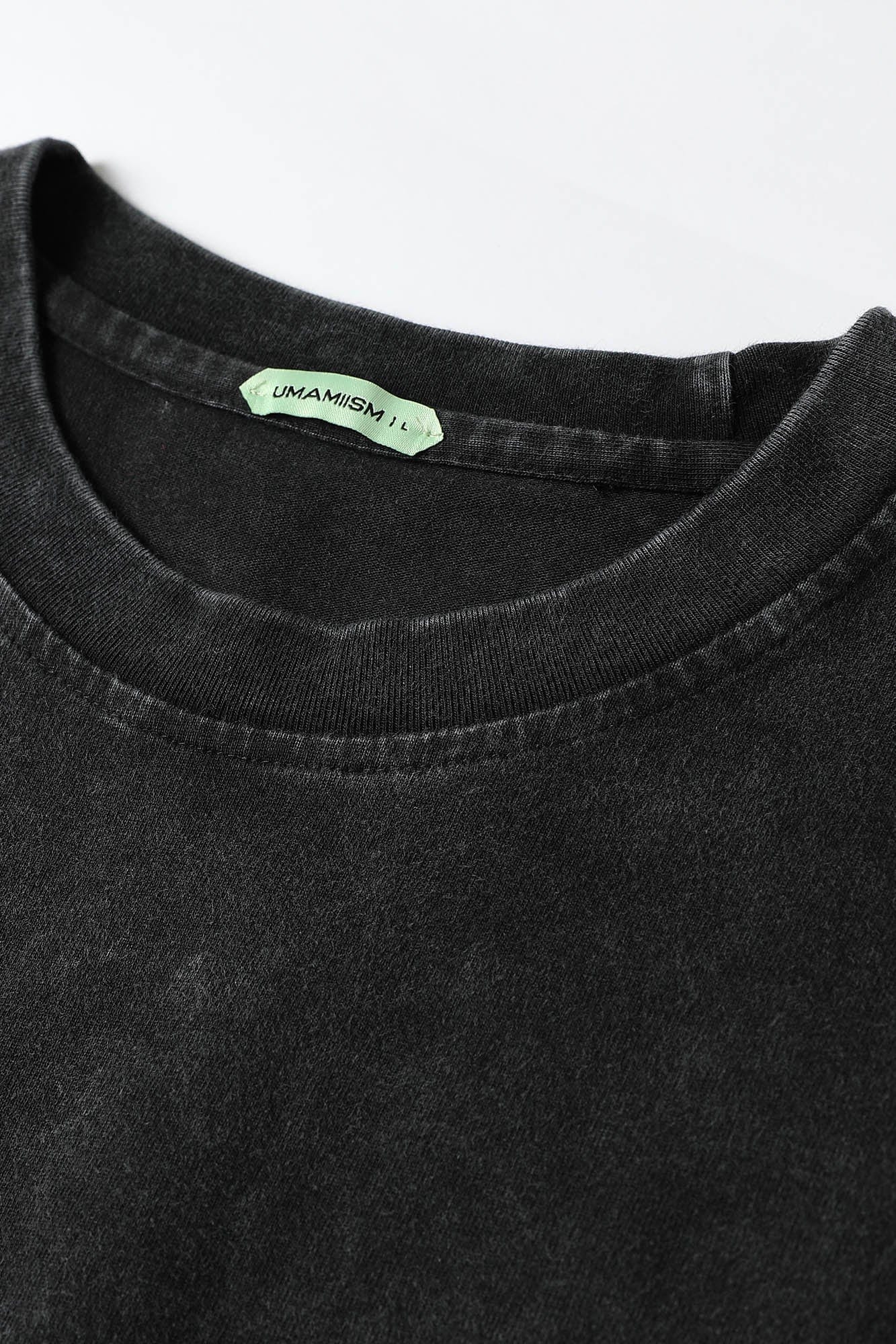 UMAMIISM Blurred Logo Washed T-Shirt