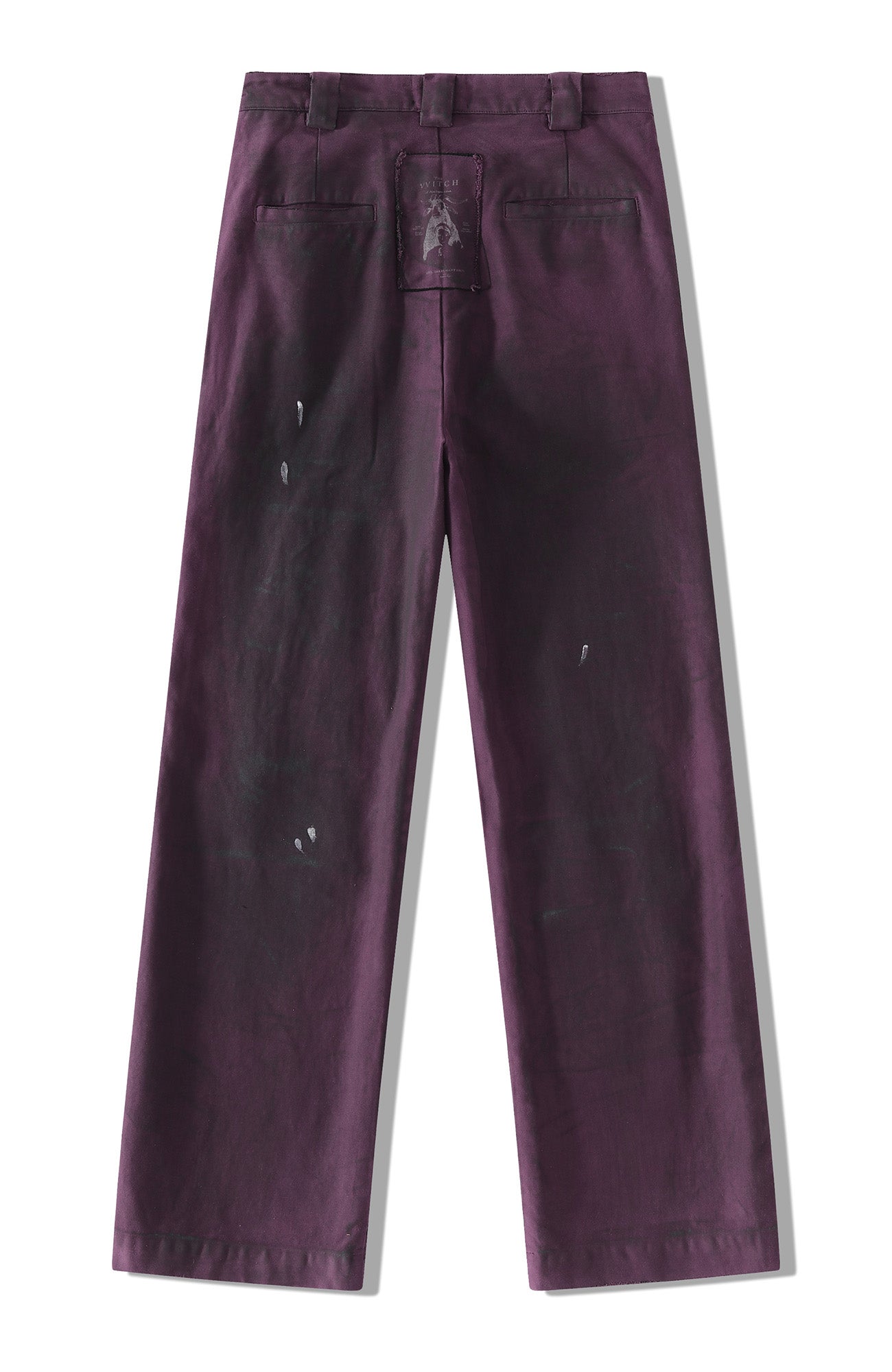 RICHILL Distressed Patchwork Moleskin Straight-Leg Pants, premium urban and streetwear designers apparel on PROJECTISR.com, RICHILL