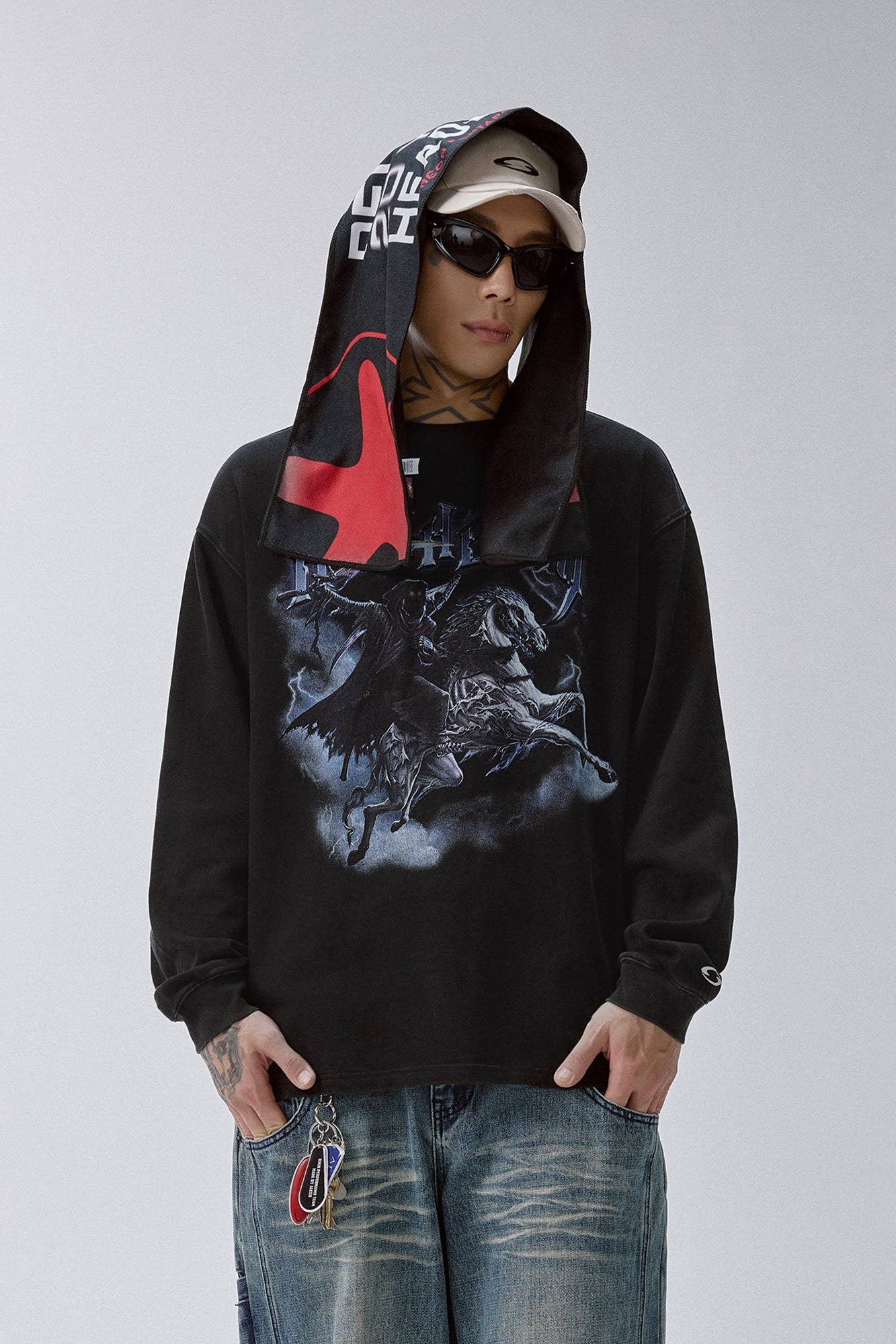 F2CE Gothic Knight Graphic Long-Sleeve Tee