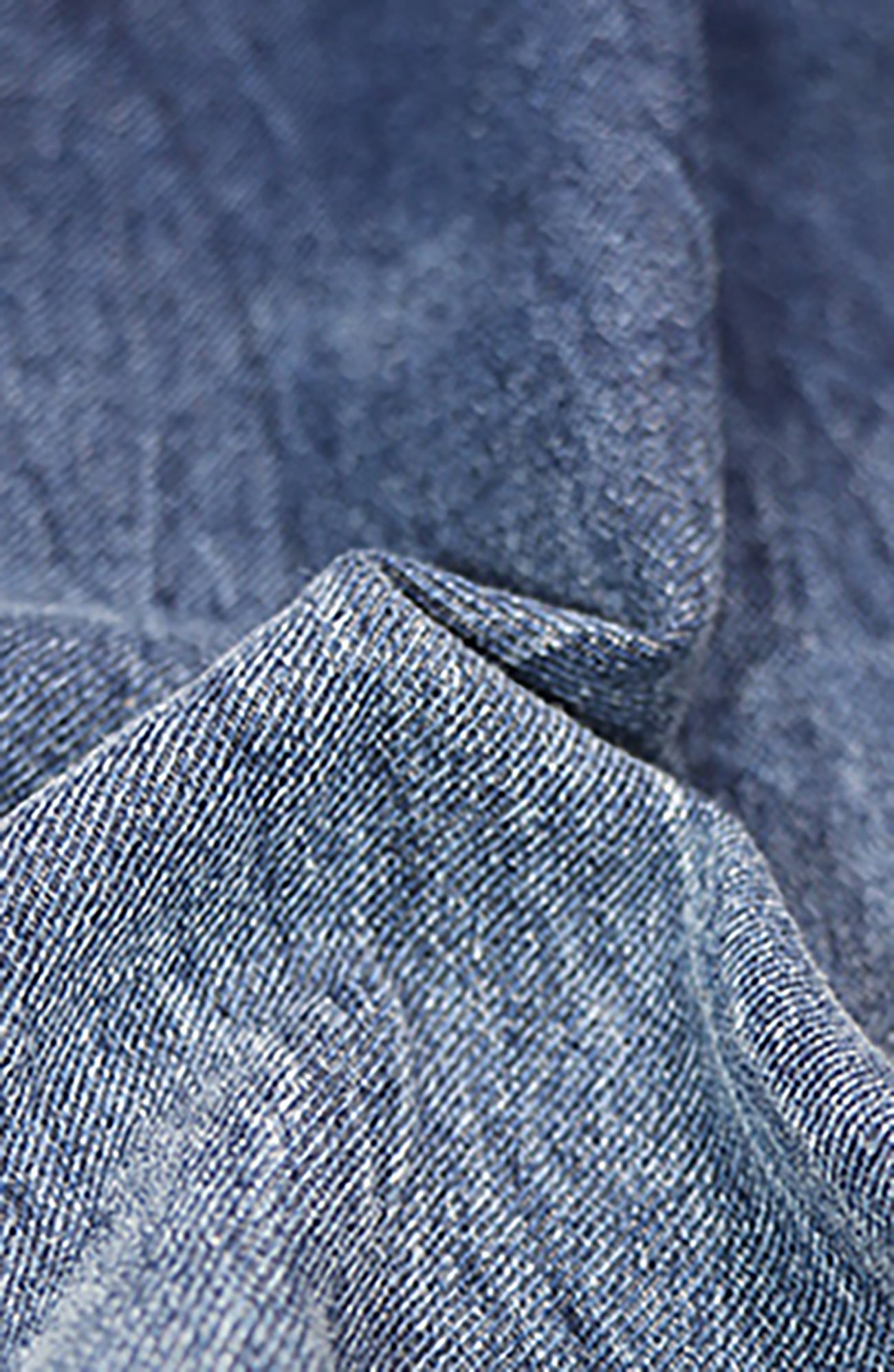 RELABEL Gradient Wash Denim Panel Balloon Pants Blue