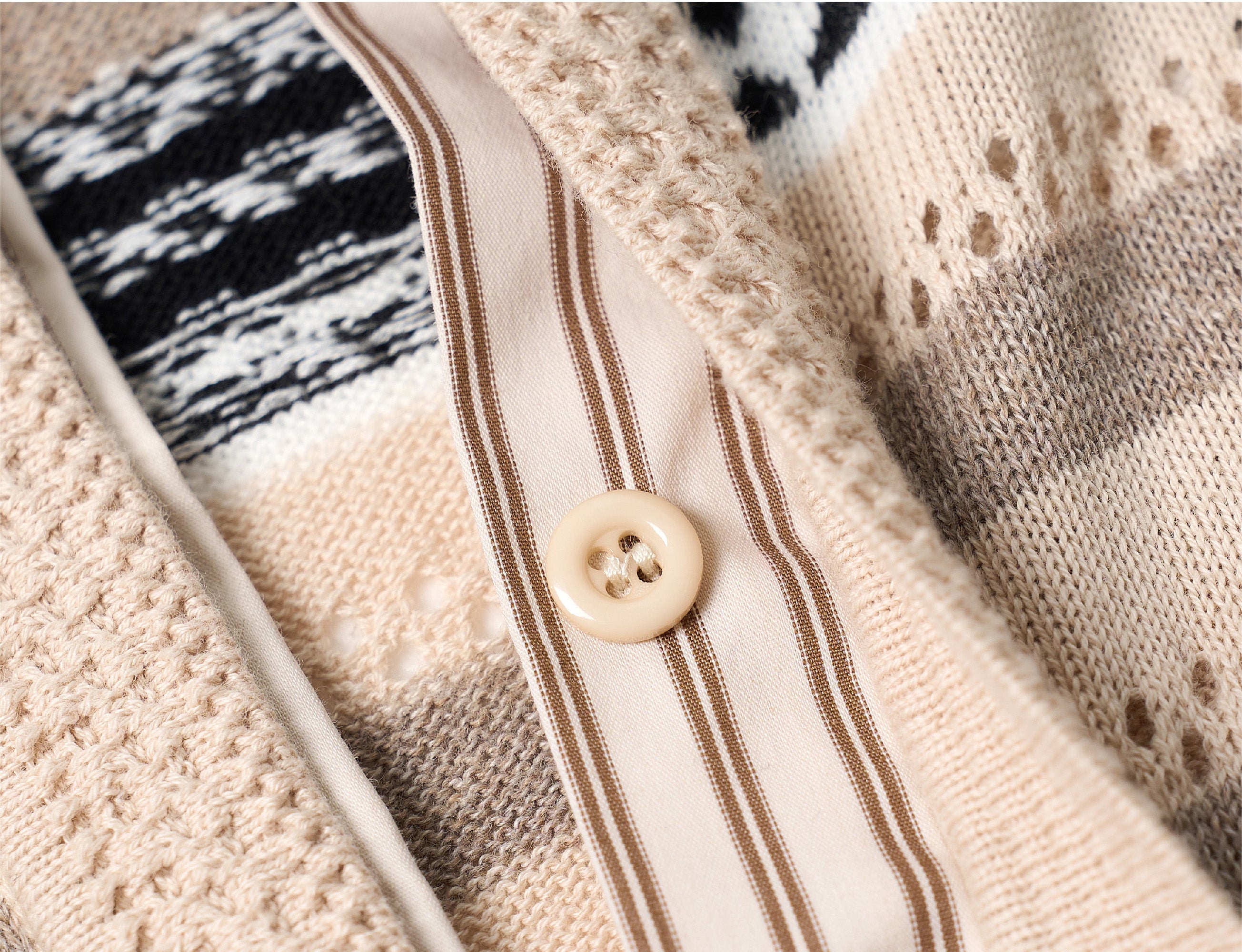 STEEPC Stripe Faux-Layered Polo Sweater, premium urban and streetwear designers apparel on PROJECTISR.com, STEEPC
