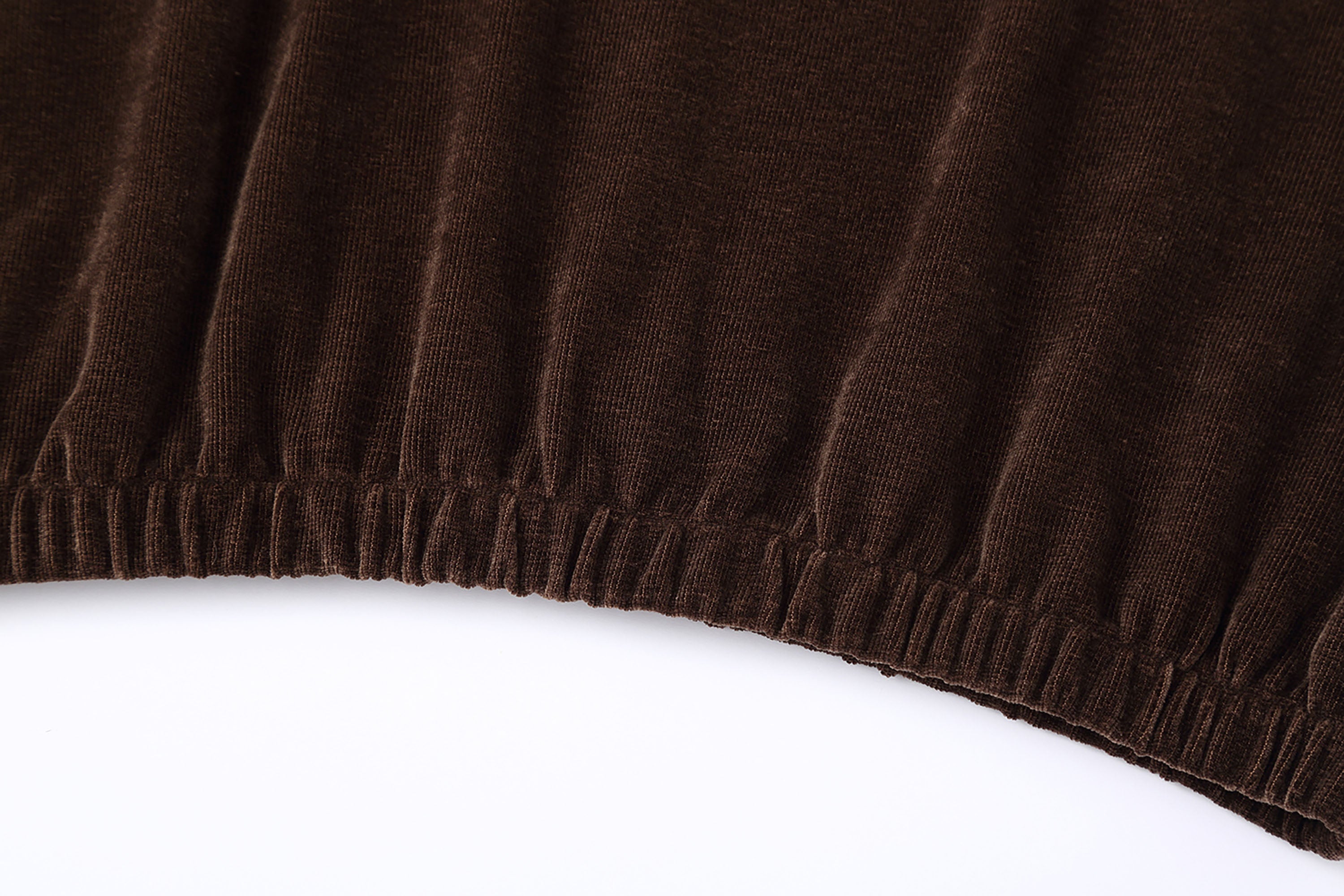 CLP Corduroy Elastic-Hem Half-Zip Pullover, premium urban and streetwear designers apparel on PROJECTISR.com, CLP