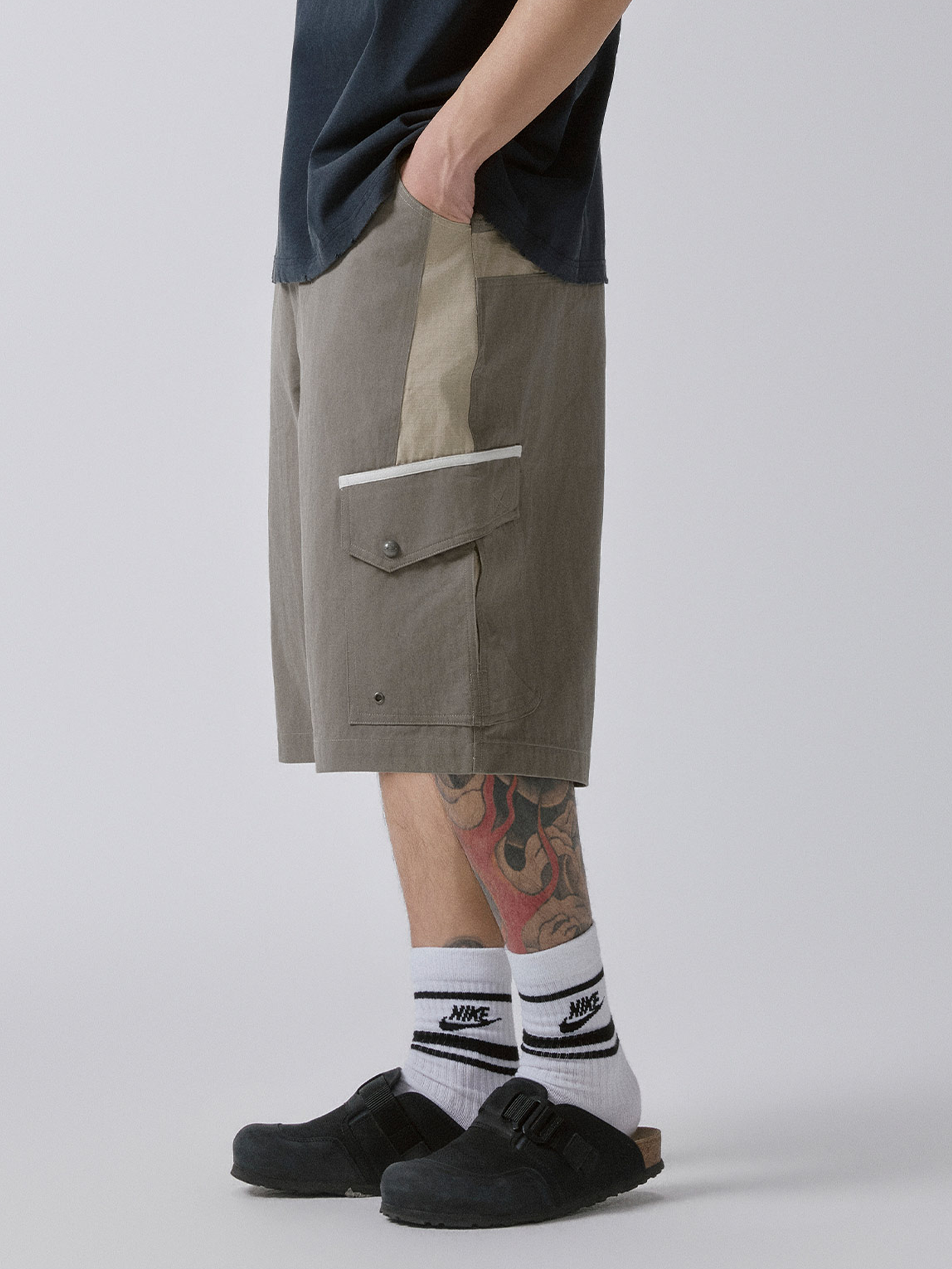 F2CE Outdoor Contrast Cargo Shorts