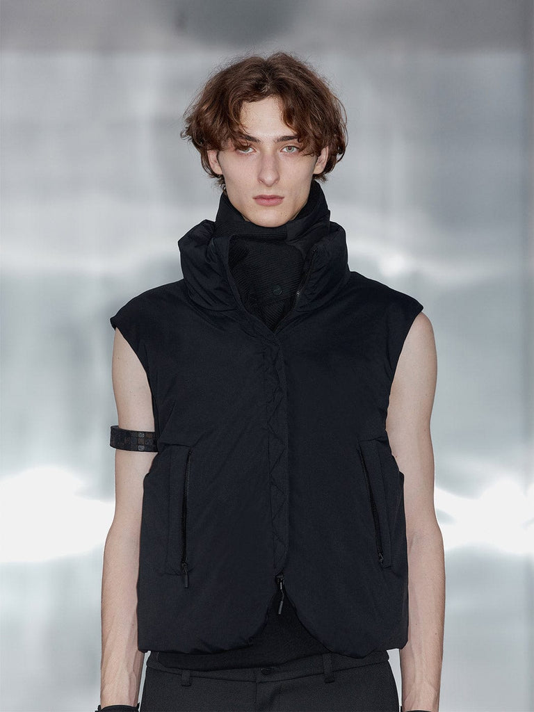 49PERCENT Tactical Puffer Vest, premium urban and streetwear designers apparel on PROJECTISR.com, 49PERCENT