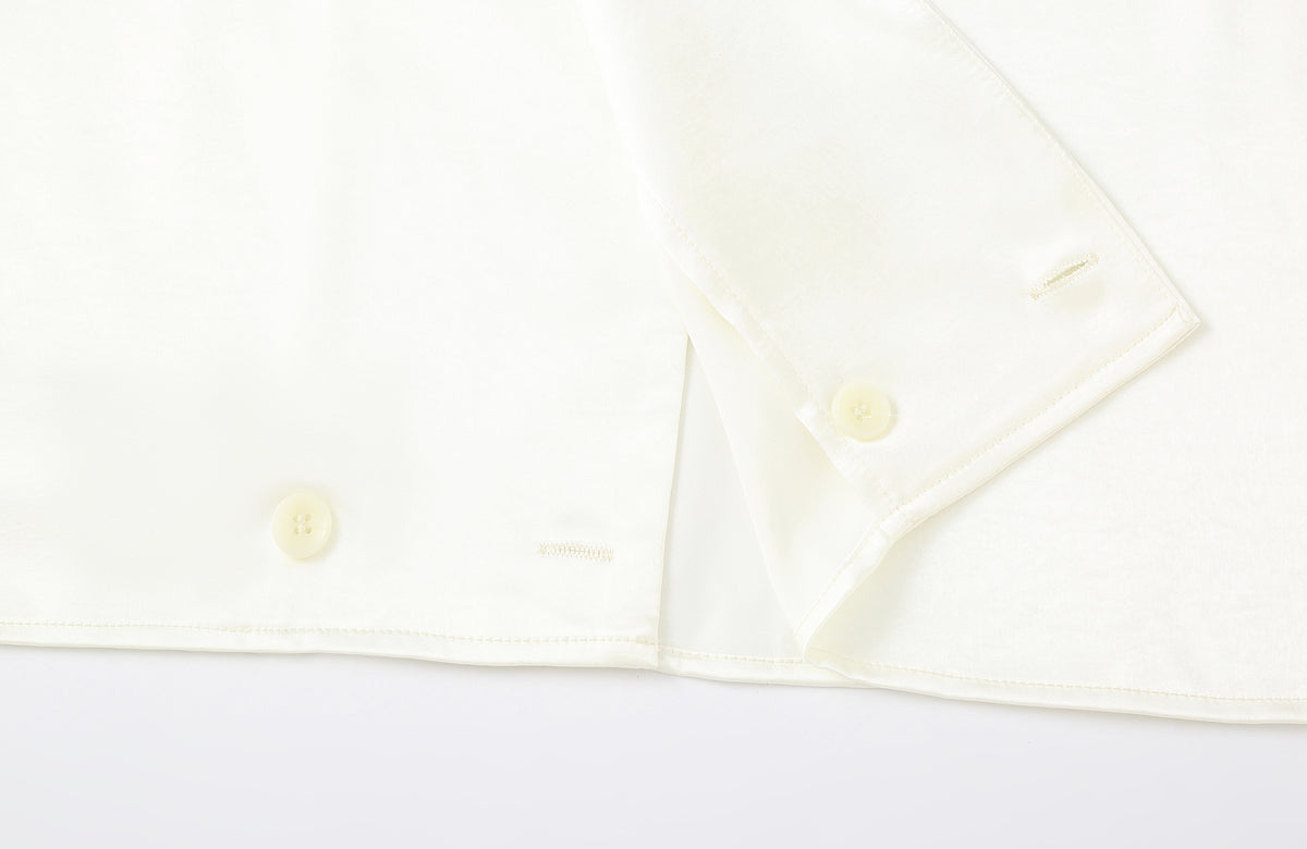 CLP Retro Satin Lapel Oversized Shirt