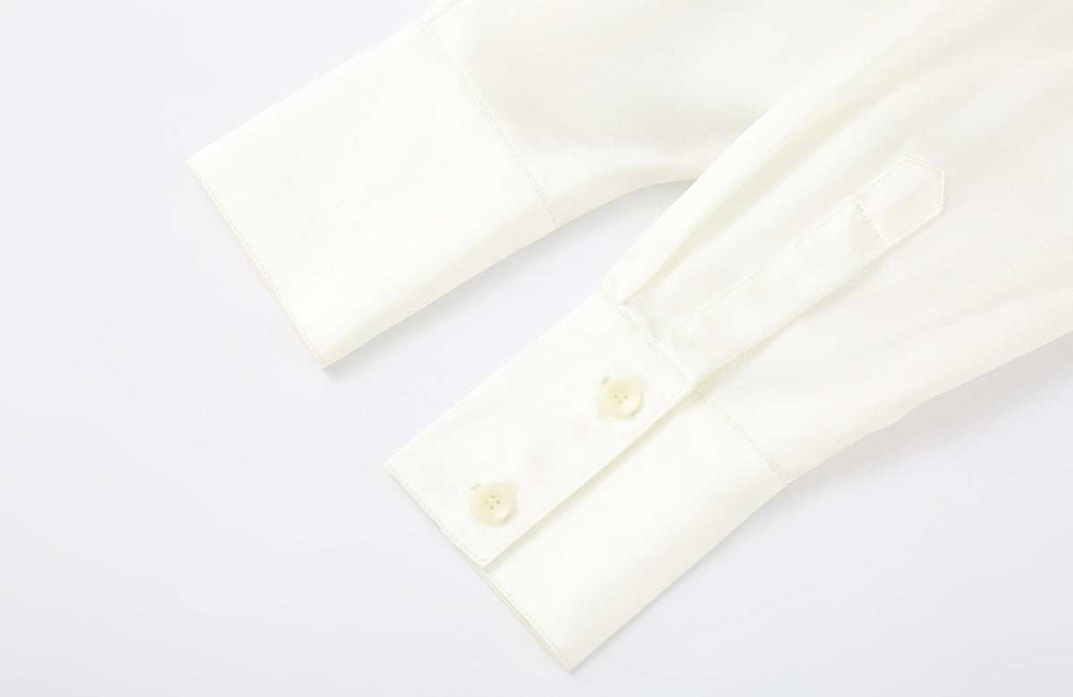 CLP Retro Satin Lapel Oversized Shirt