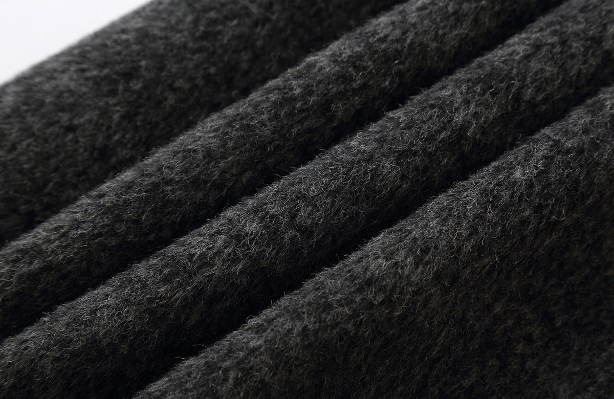 CLP Retro Cinched-Waist Wool-Blend Cocoon Coat