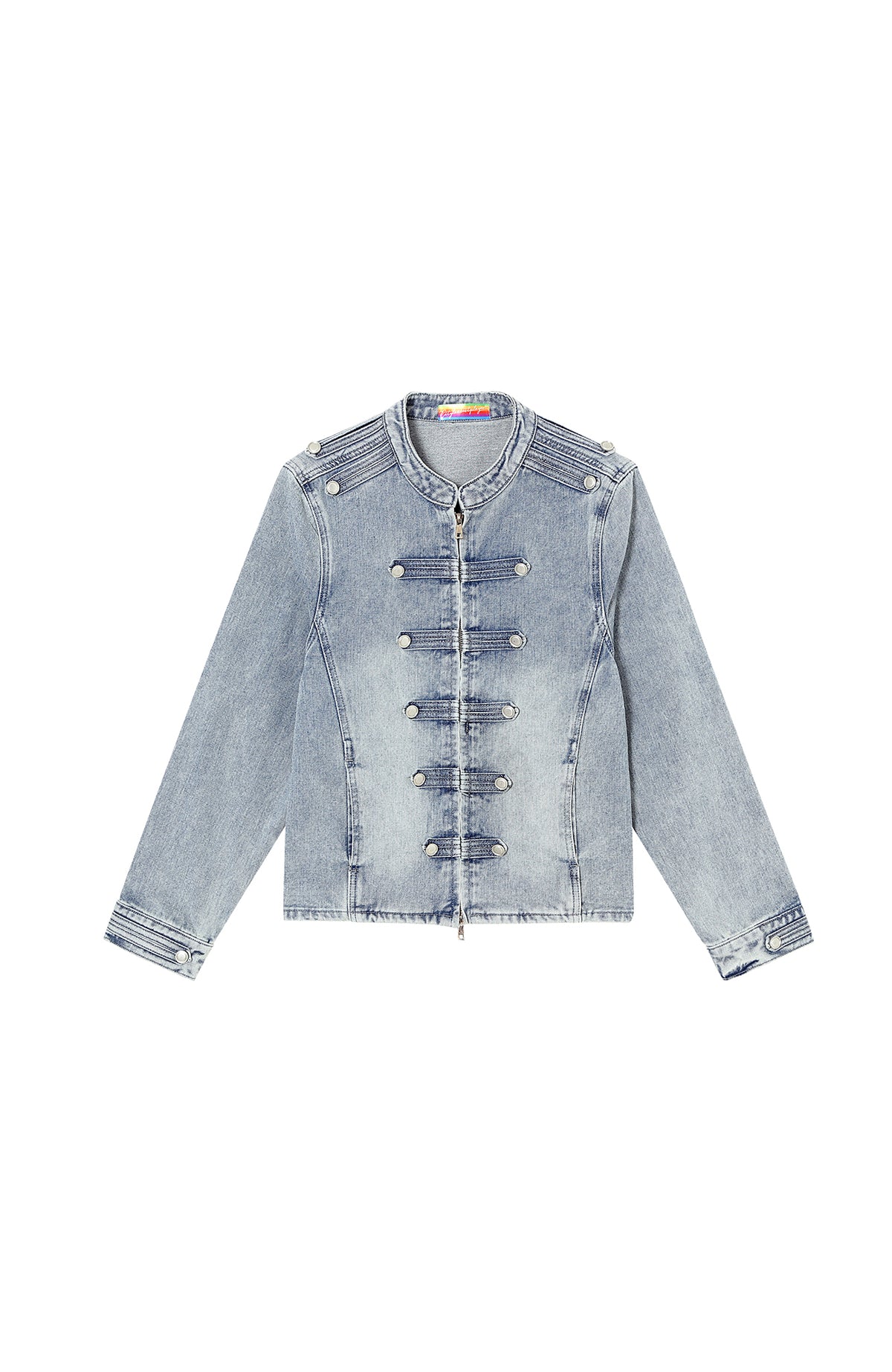CLP Retro Washed Napoleon-Clasp Denim Jacket