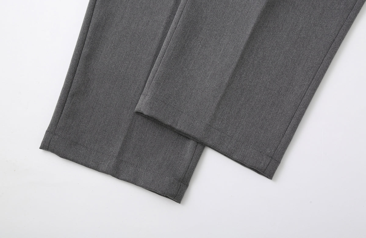 CLP Retro Wide-Leg Belted Trousers