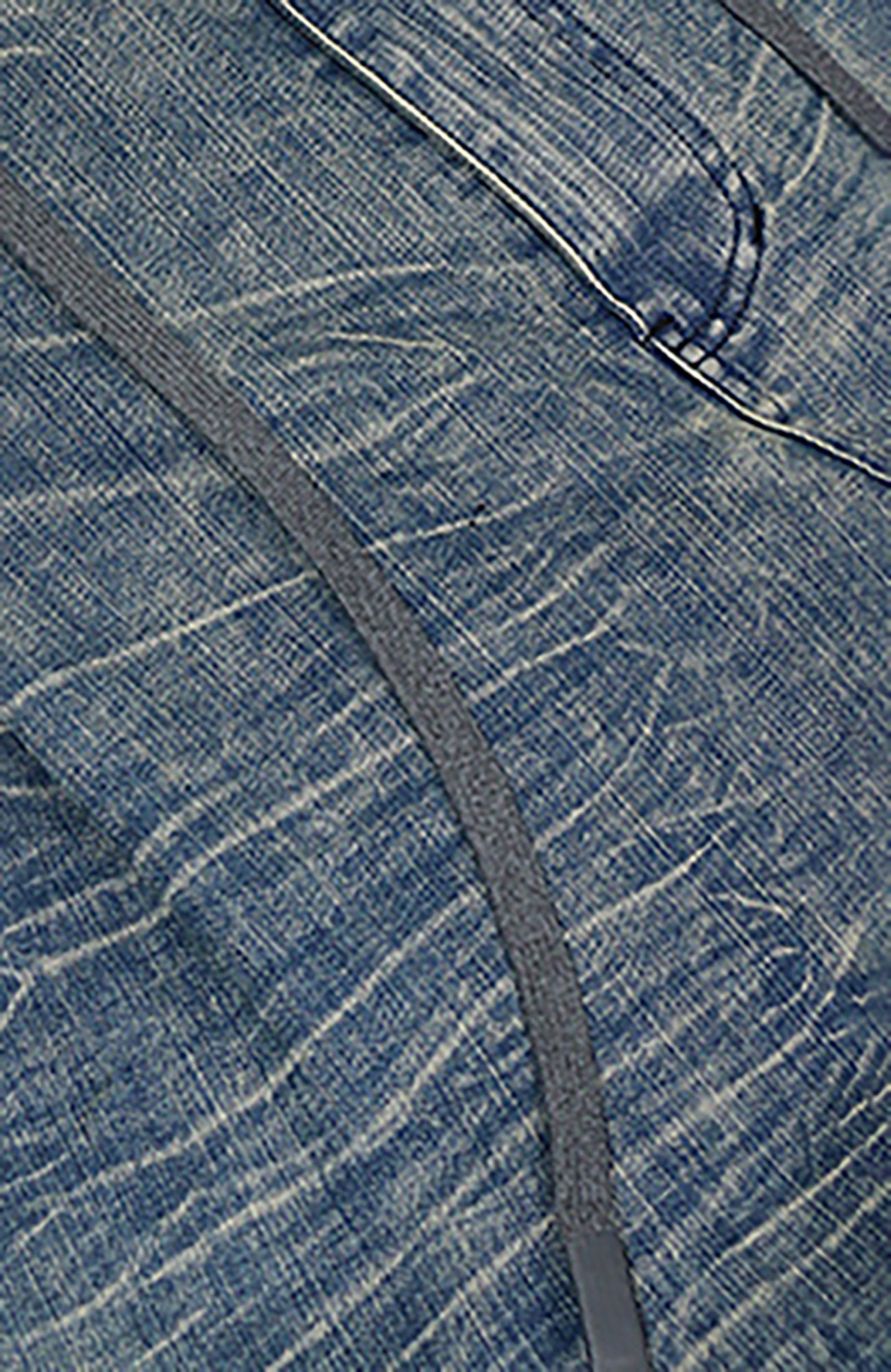 RELABEL Washed Curved-Blade Jeans