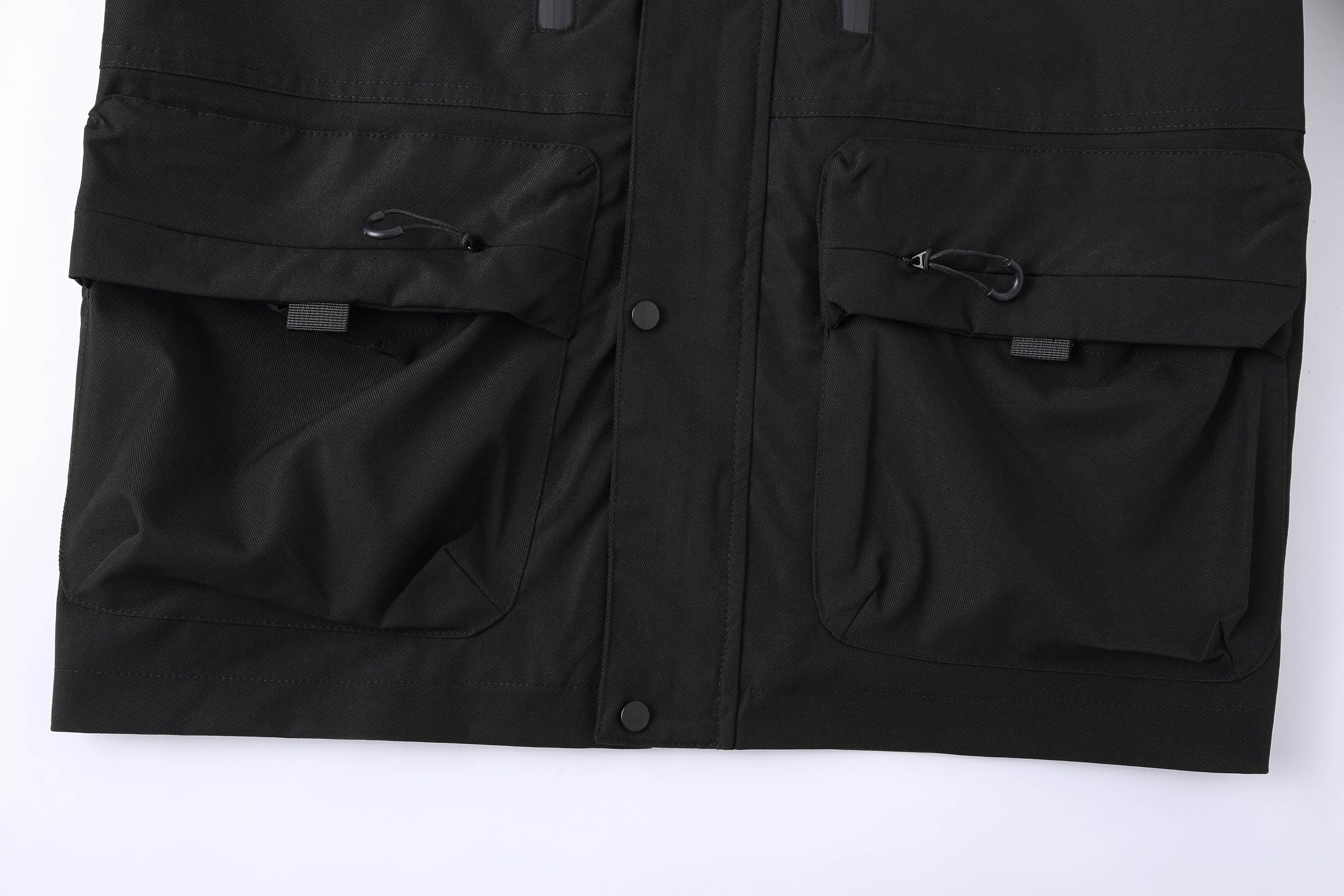 CLP Multi-Pocket Drawstring Windbreaker