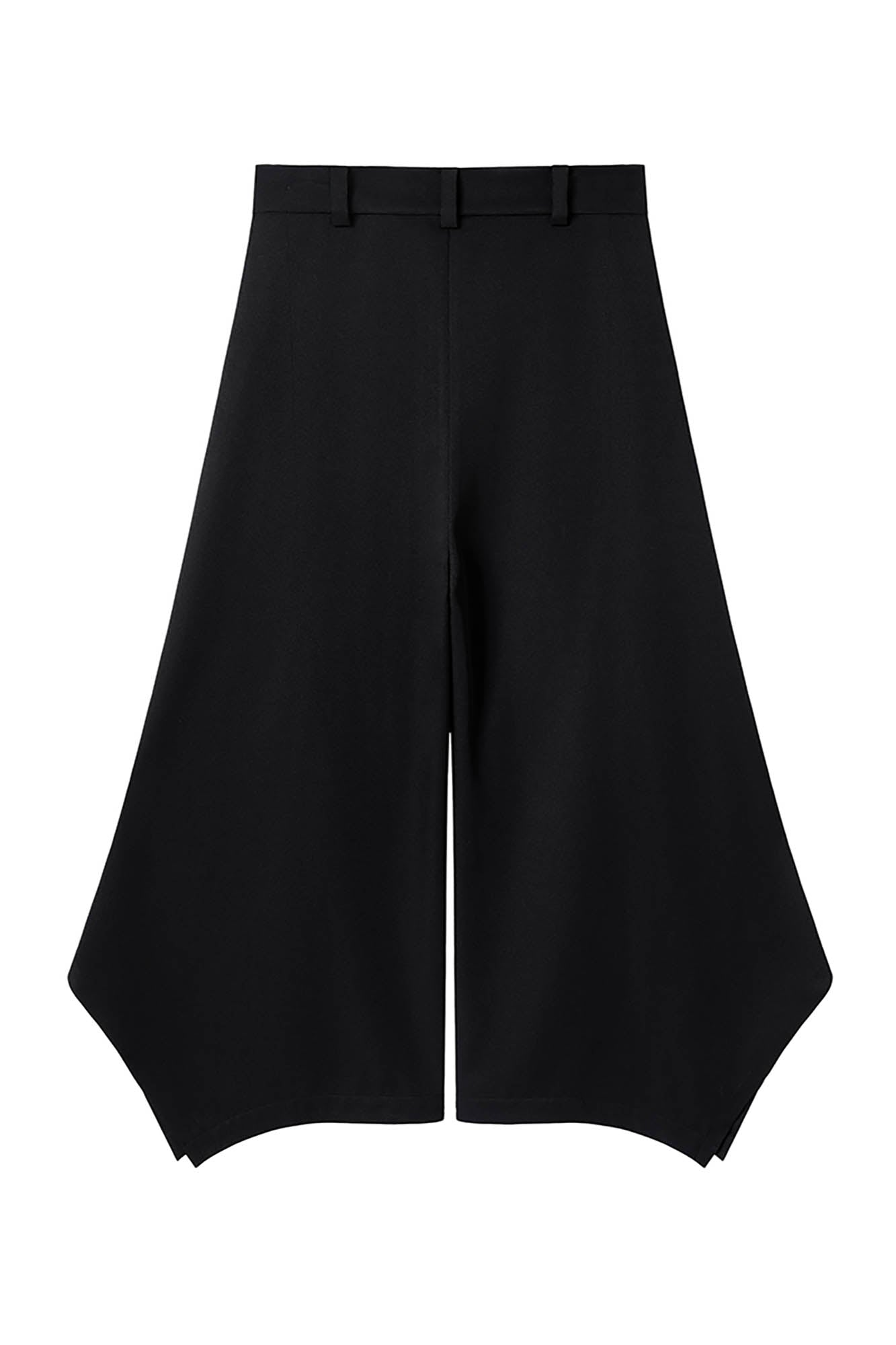 ALVNG AR ANTS Bat-Wing Draped Wide-Leg Pants