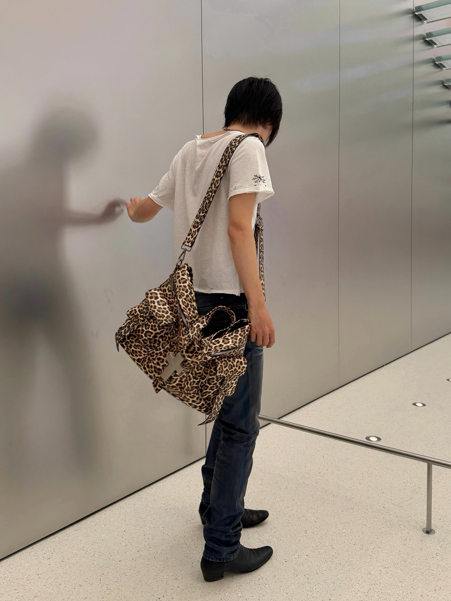 REBEL WAVE Cross Leopard Bag