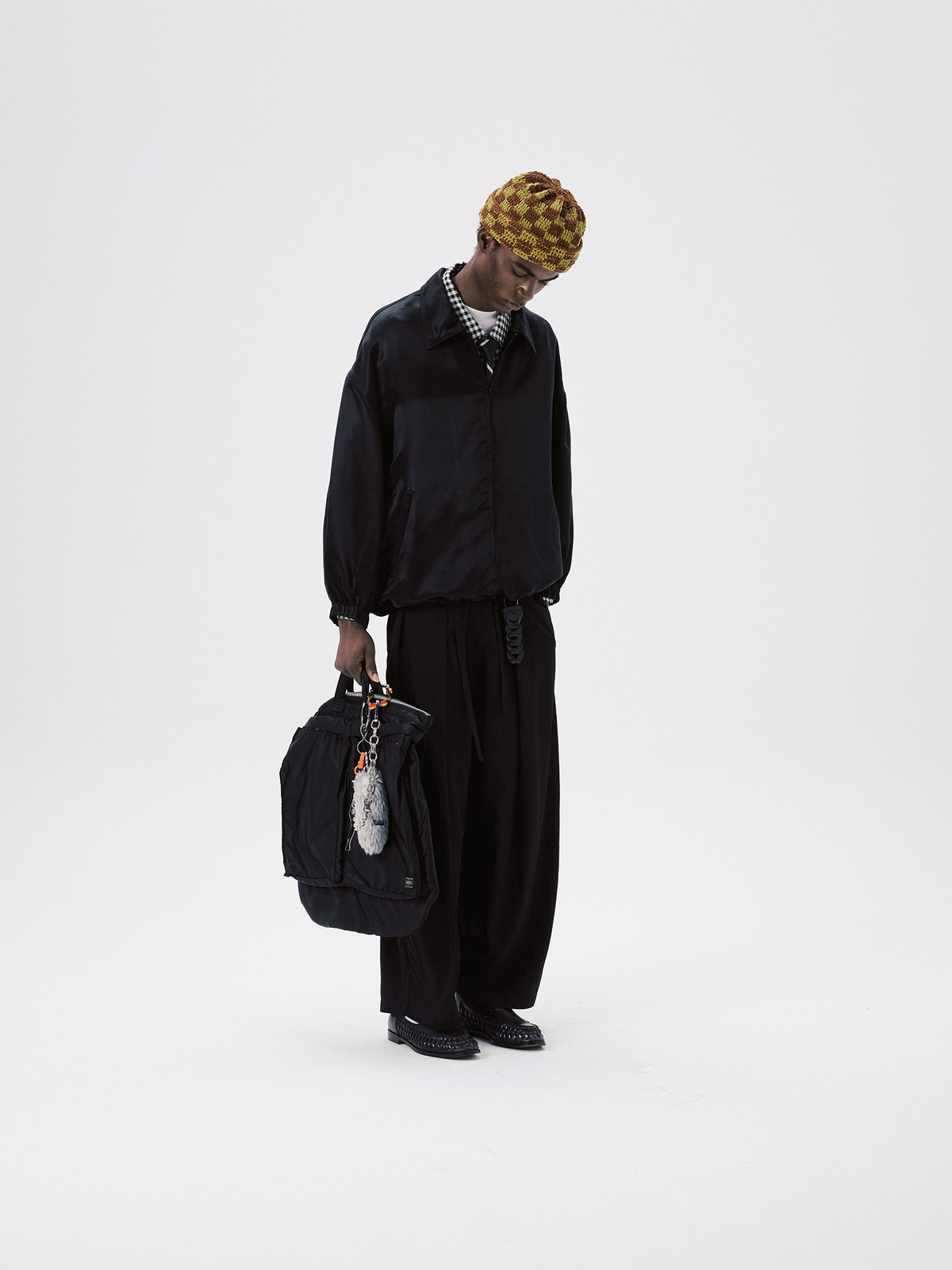 UNLIMITED MOTE Drawstring Bat-Sleeve Zip-Up Jacket, premium urban and streetwear designers apparel on PROJECTISR.com, UNLIMITED MOTE