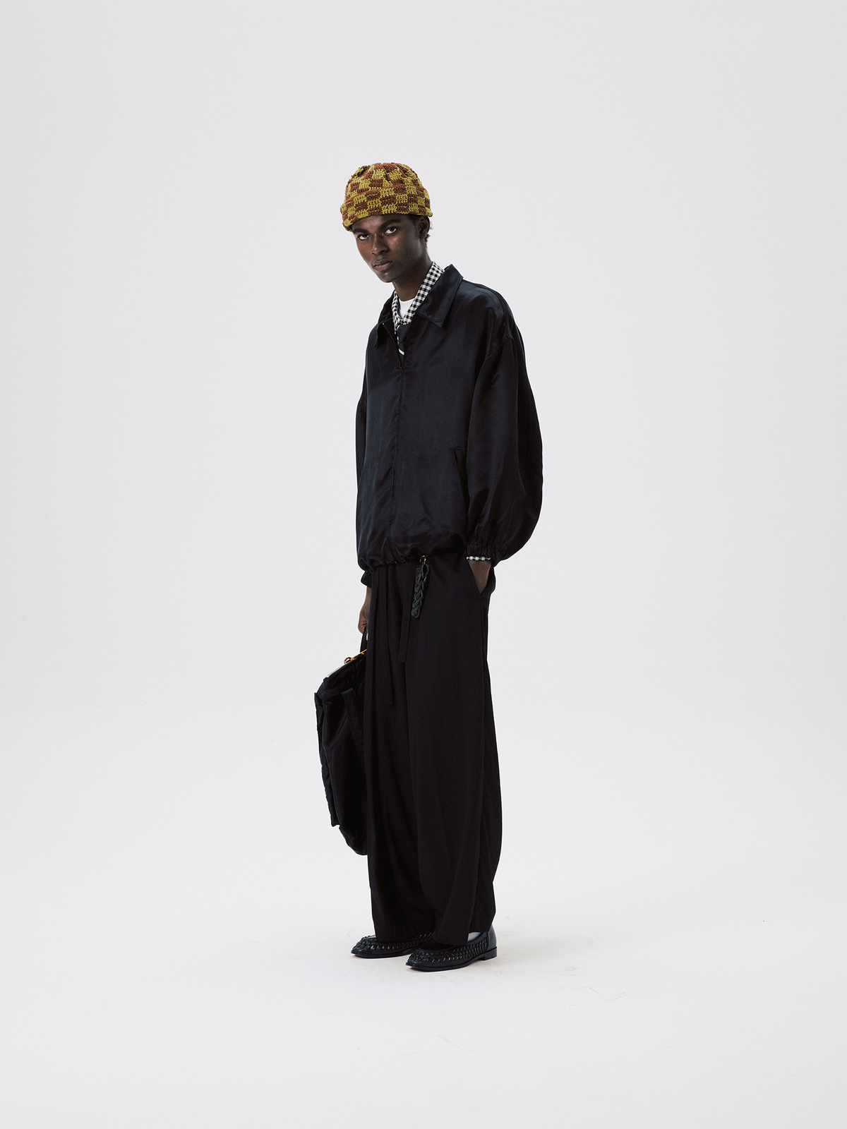 UNLIMITED MOTE Drawstring Bat-Sleeve Zip-Up Jacket, premium urban and streetwear designers apparel on PROJECTISR.com, UNLIMITED MOTE