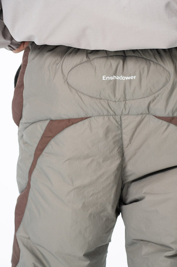 ENSHADOWER Spliced Splash-Proof Down Ski Pants, premium urban and streetwear designers apparel on PROJECTISR.com, ENSHADOWER