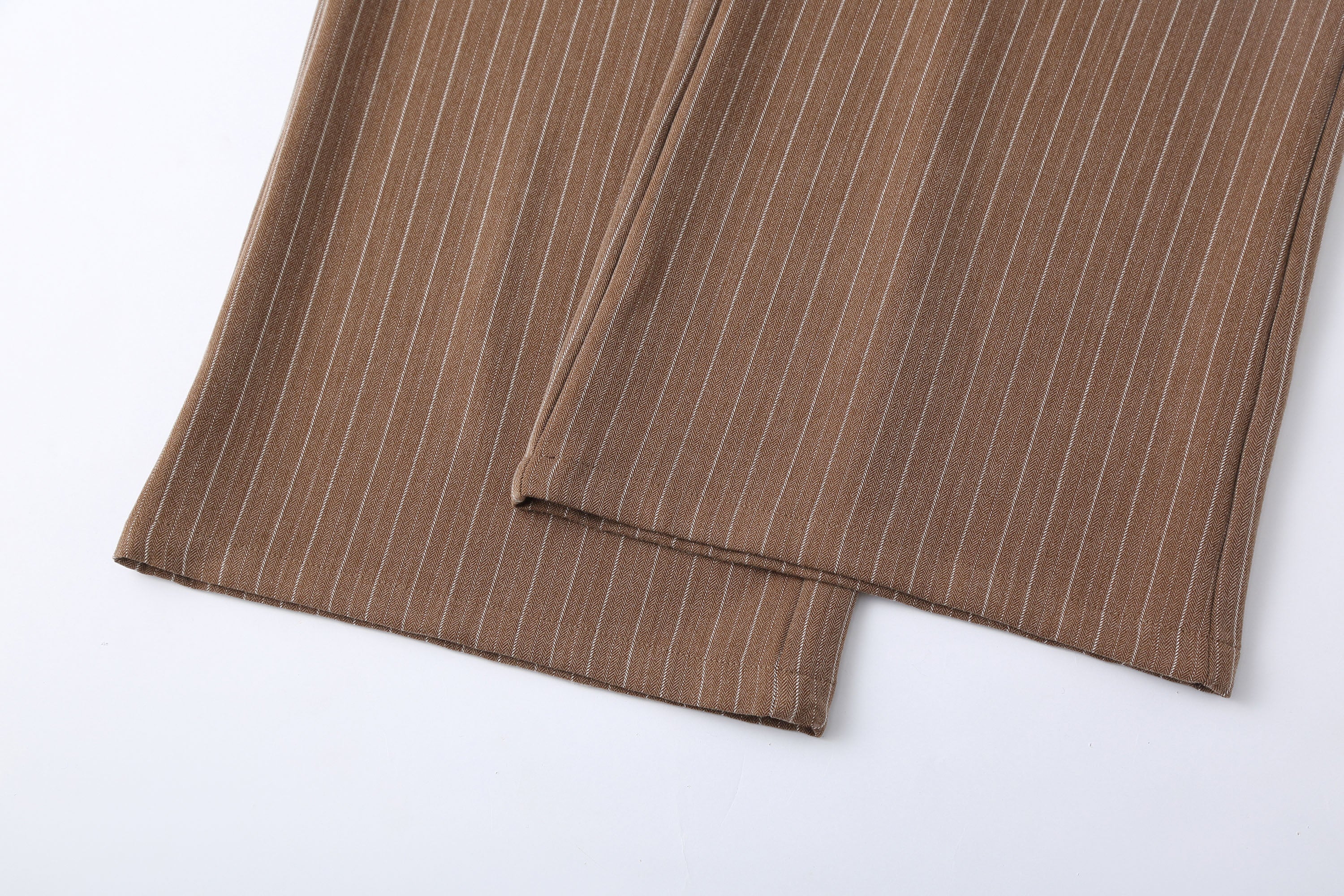 CLP Modern Pinstriped Straight-Leg Pants