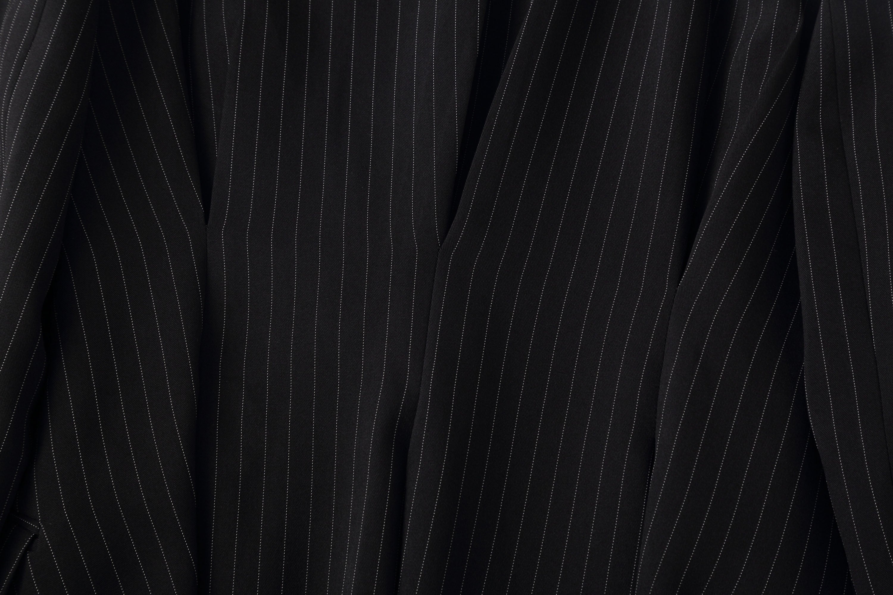 CLP Striped Cinched Waist Sculpted Blazer
