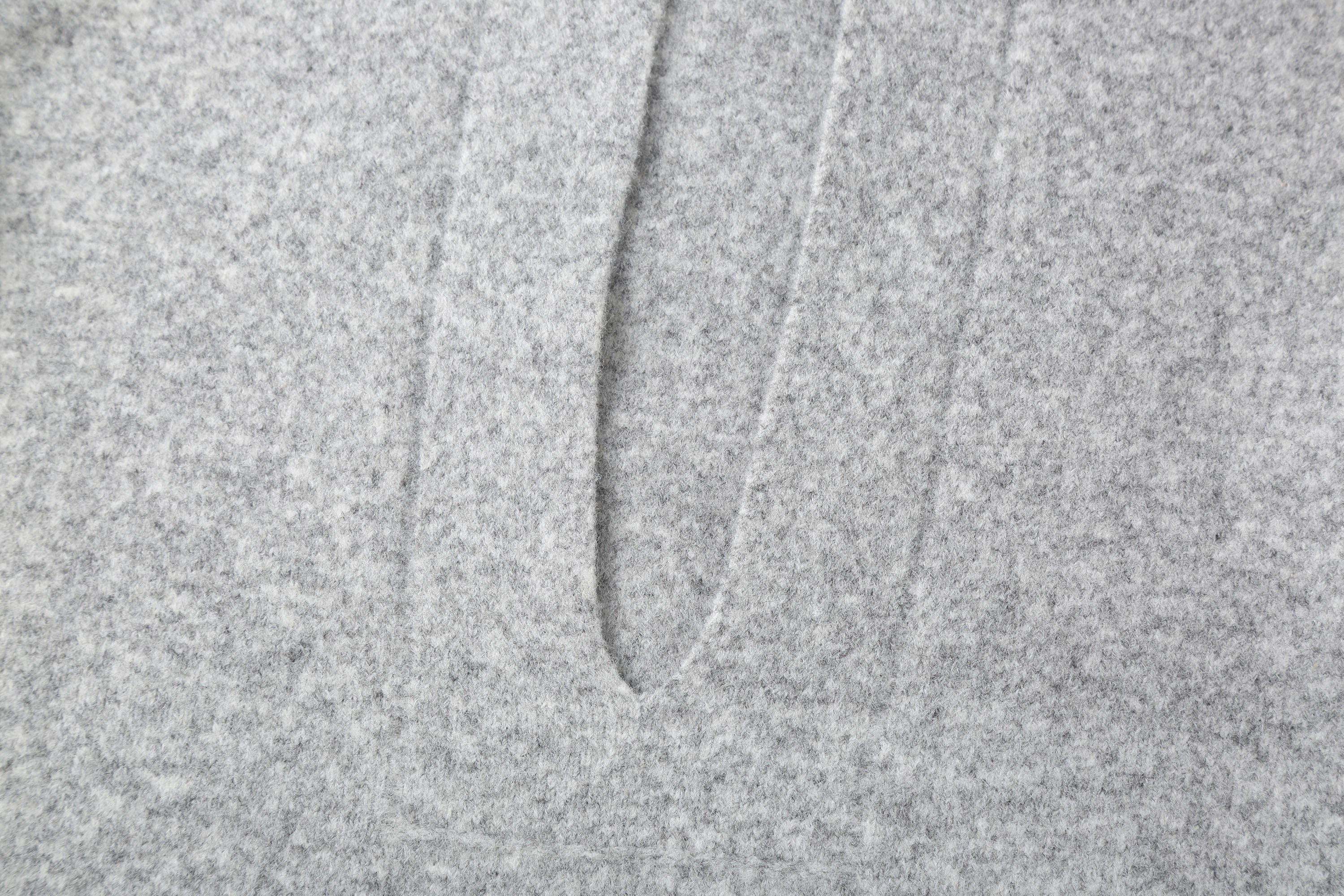 CLP Deep-V Oversized Wool-Blend Pullover