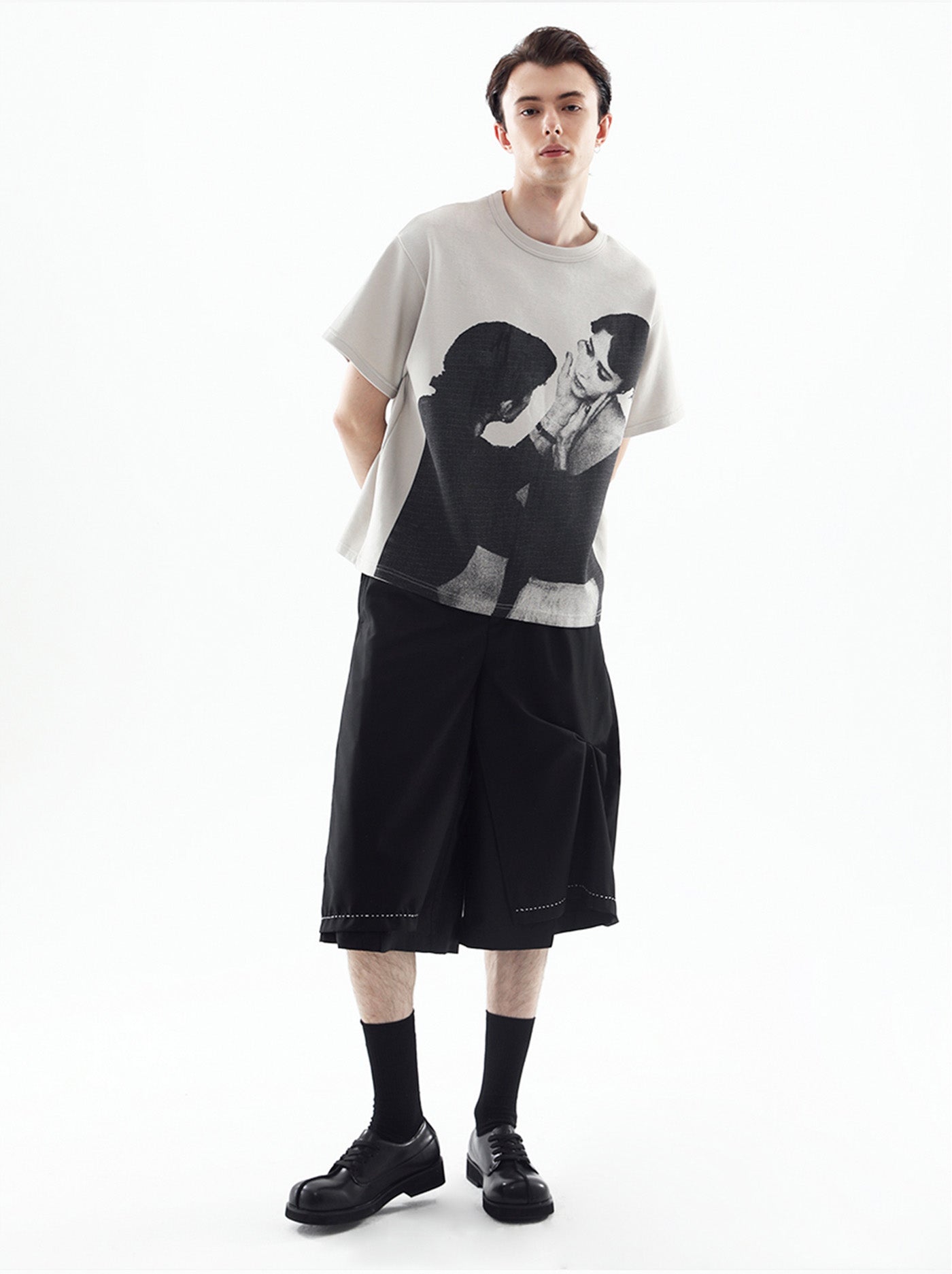 MIICHOUS Essential Pleated Oversize Shorts