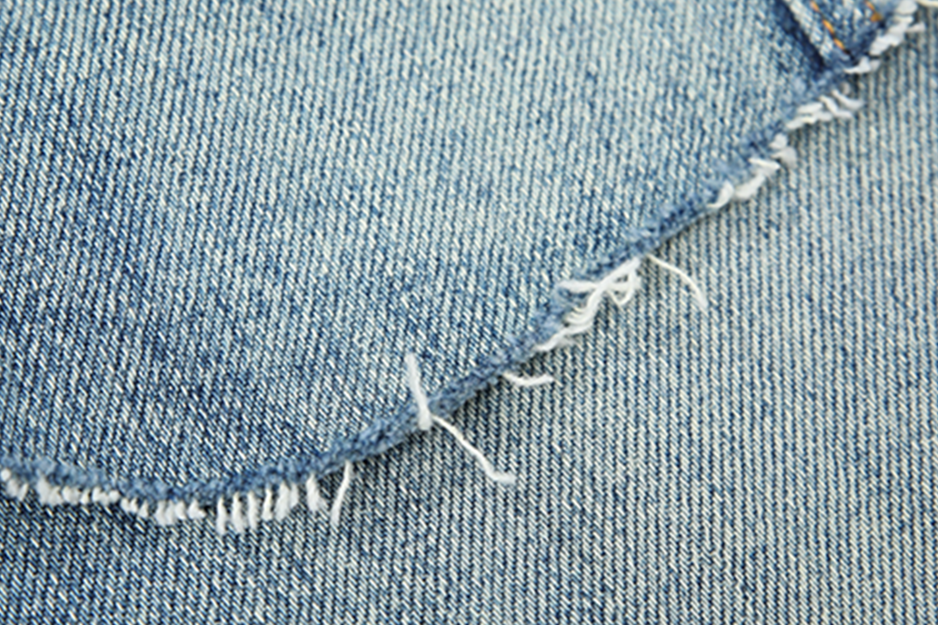 HAHAHA Spliced Washed Faux Layered Jeans