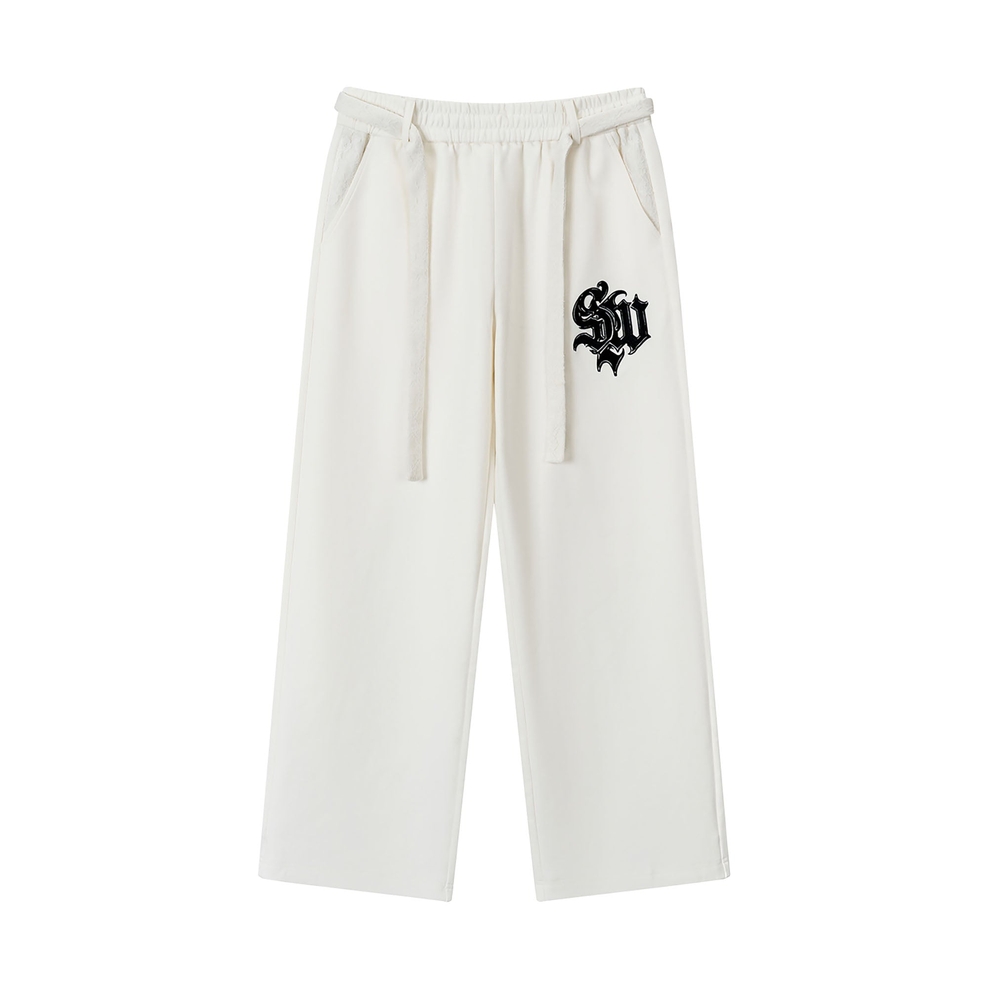 SAVAGEGROWTHWORLD Gothic LOGO Drawstring Sweatpants