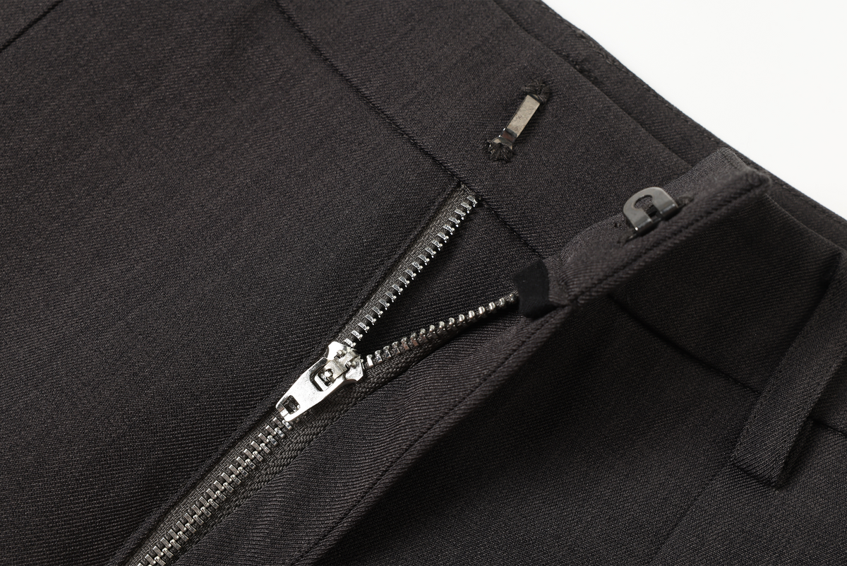 TGNS Pleated Curved Wide-Leg Trousers