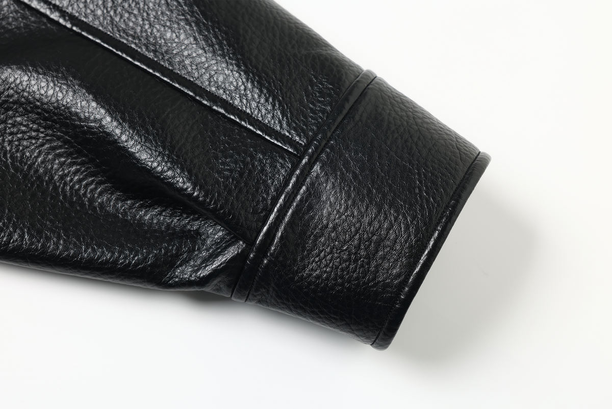 TGNS Faux Leather Biker Jacket