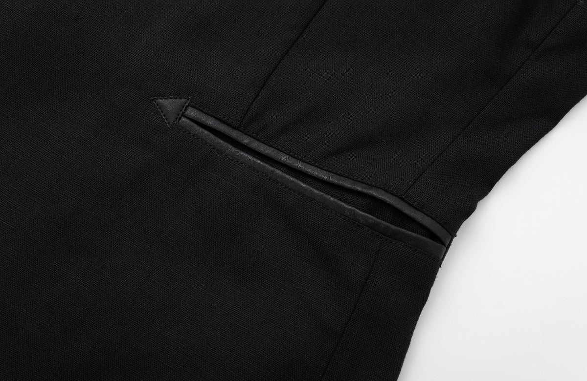 2000RSK Spliced Textured Blazer Jacket