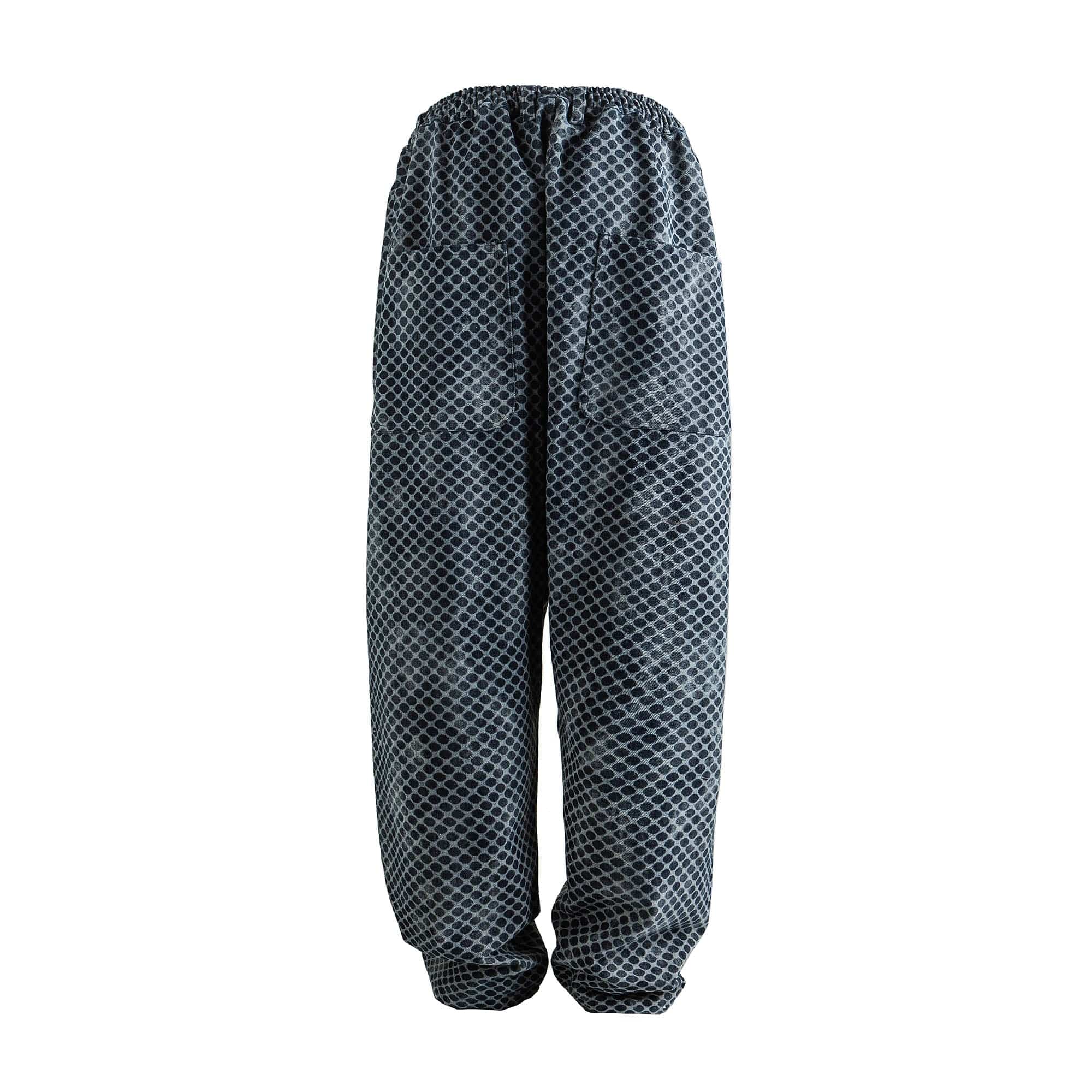 ME DA IGUAL Washed Dot Full-Print Harem Pants, premium urban and streetwear designers apparel on PROJECTISR.com, ME DA IGUAL
