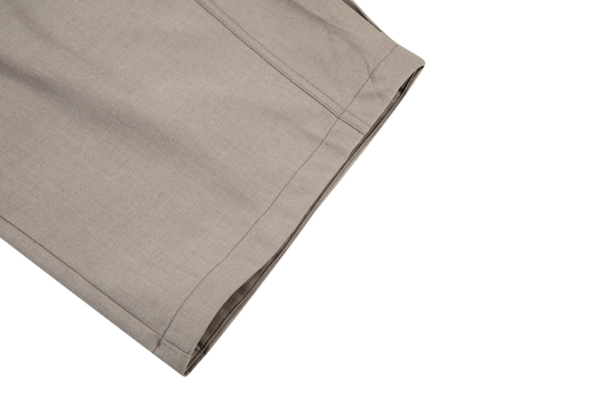 BOTANICA Pleated Curved-Leg Trousers