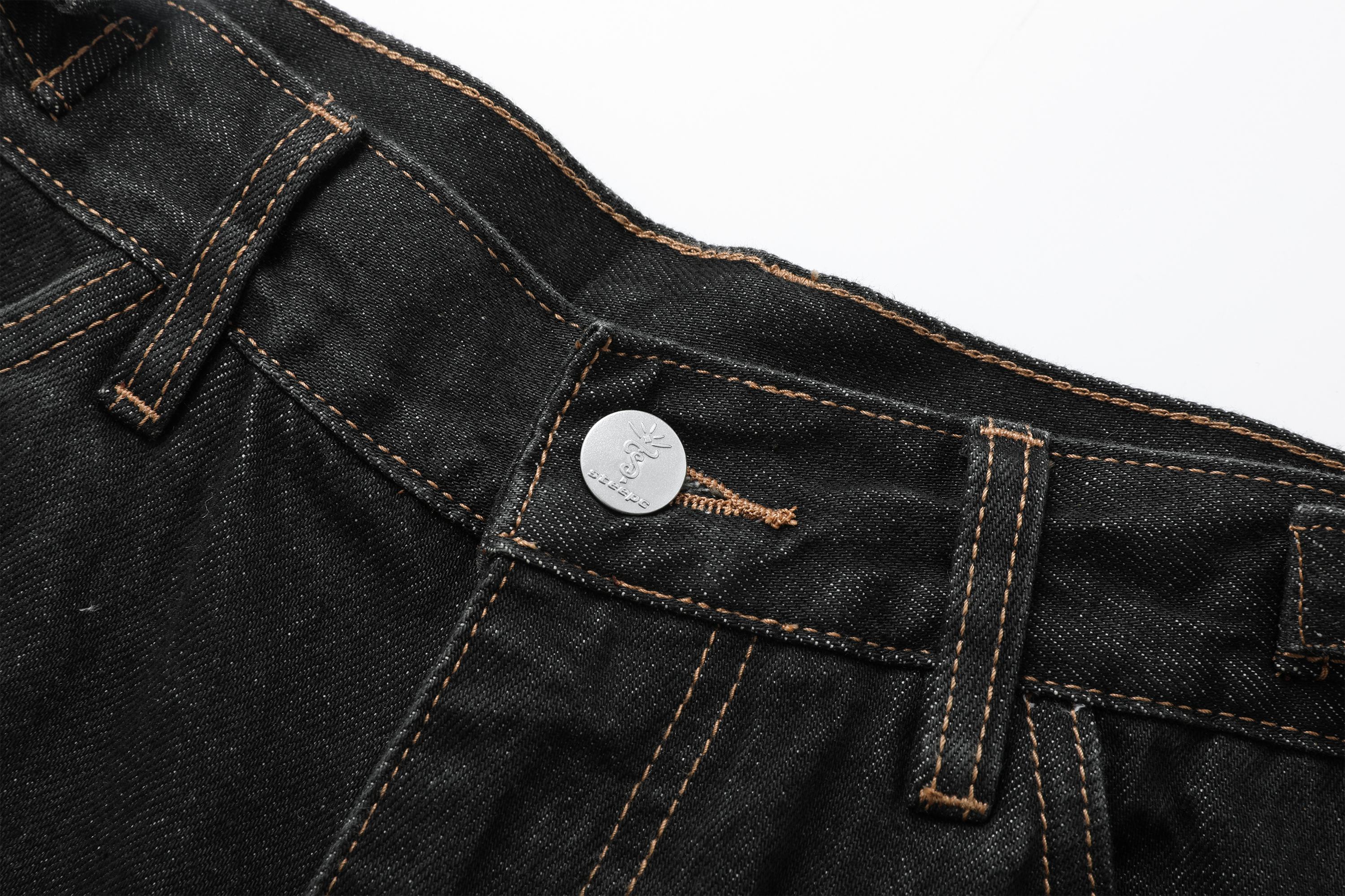 STEEPC Multi-Pocket Raw Denim Shorts, premium urban and streetwear designers apparel on PROJECTISR.com, STEEPC