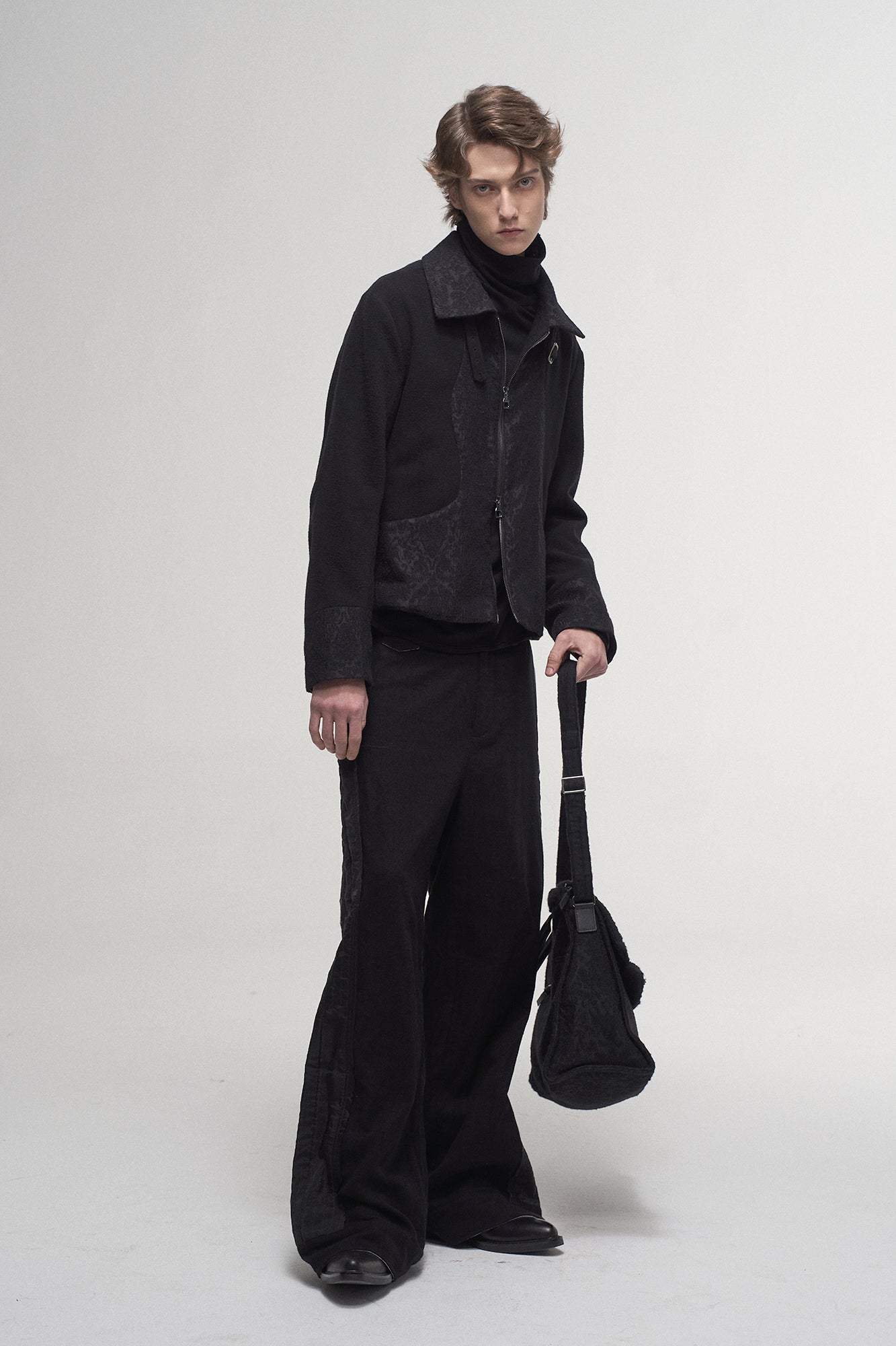 ILNya Nieternite Nifutur Jacquard Paneled Side Tab Jacket