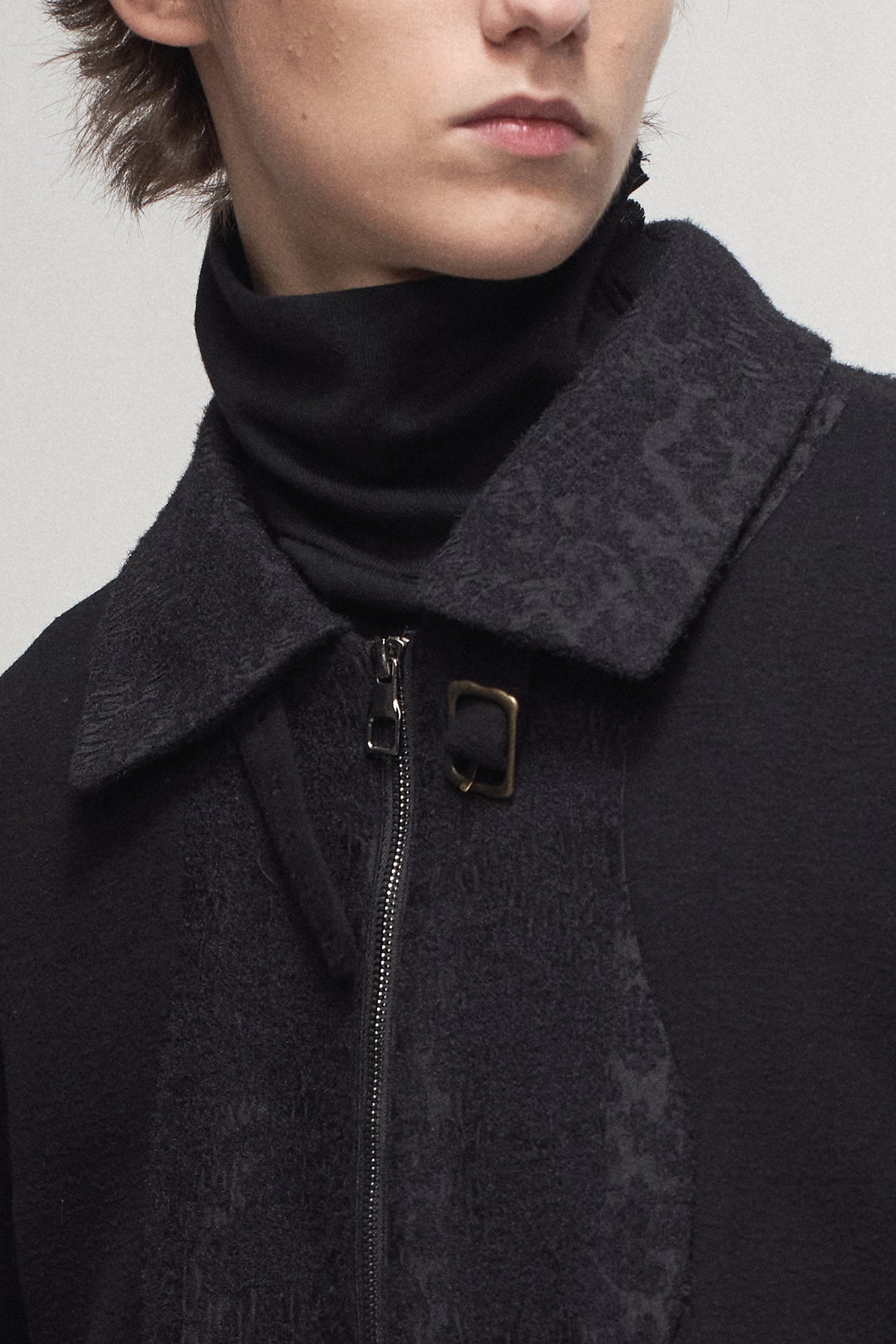 ILNya Nieternite Nifutur Jacquard Paneled Side Tab Jacket