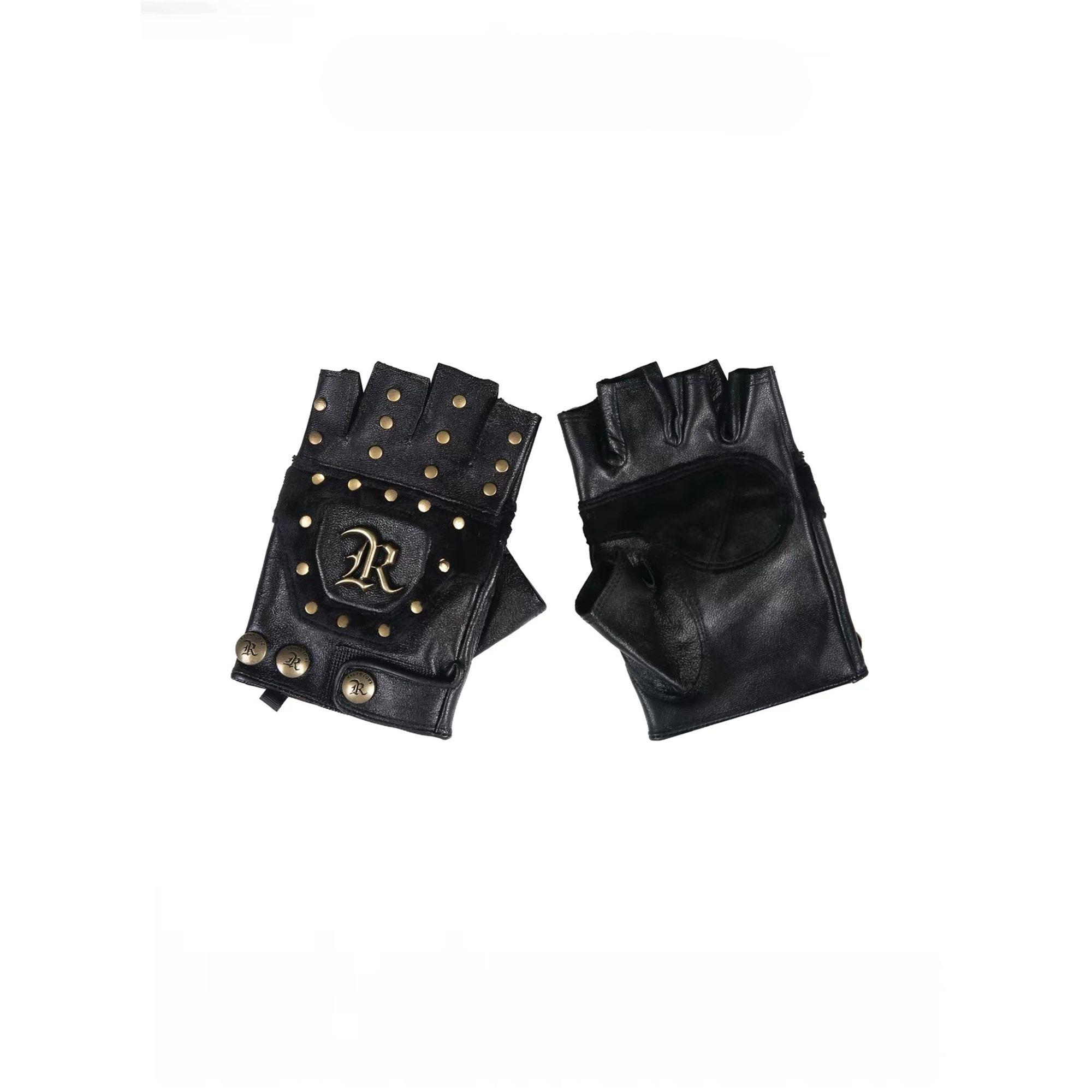 REGEN ZONE Studded Lambskin Boxing Gloves