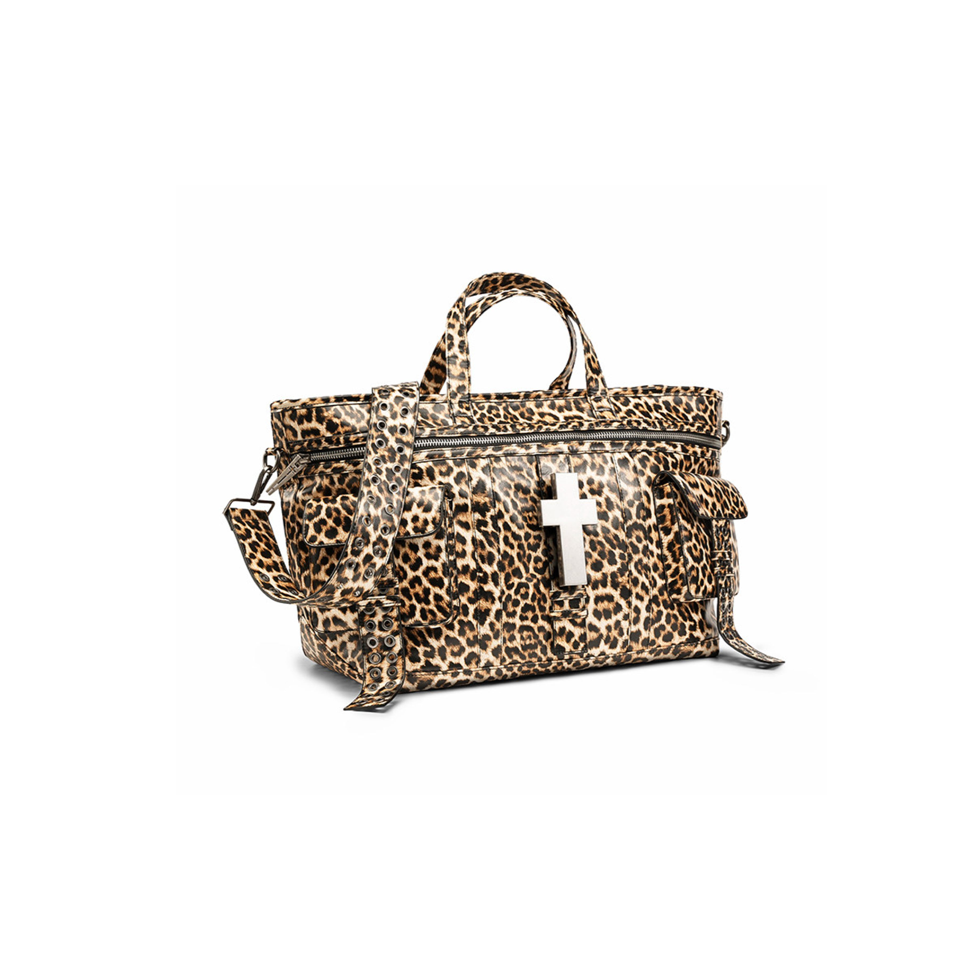REBEL WAVE Cross Leopard Bag