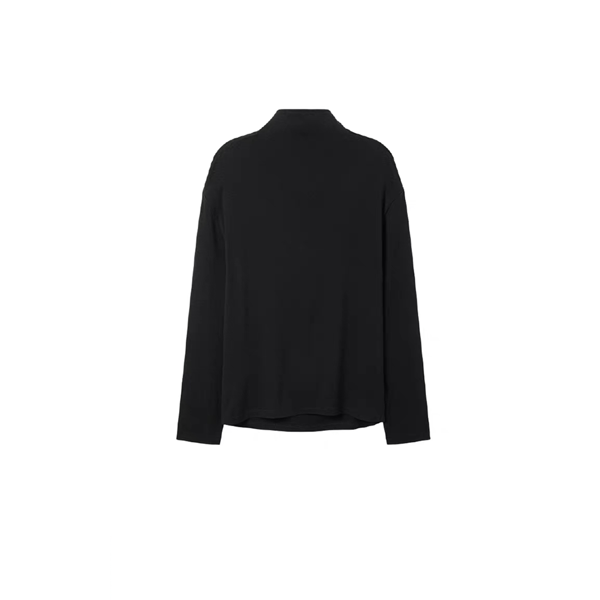 ALVNG AR ANTS Draped-Neck Long-Sleeve Tee, premium urban and streetwear designers apparel on PROJECTISR.com, ALVNG AR ANTS