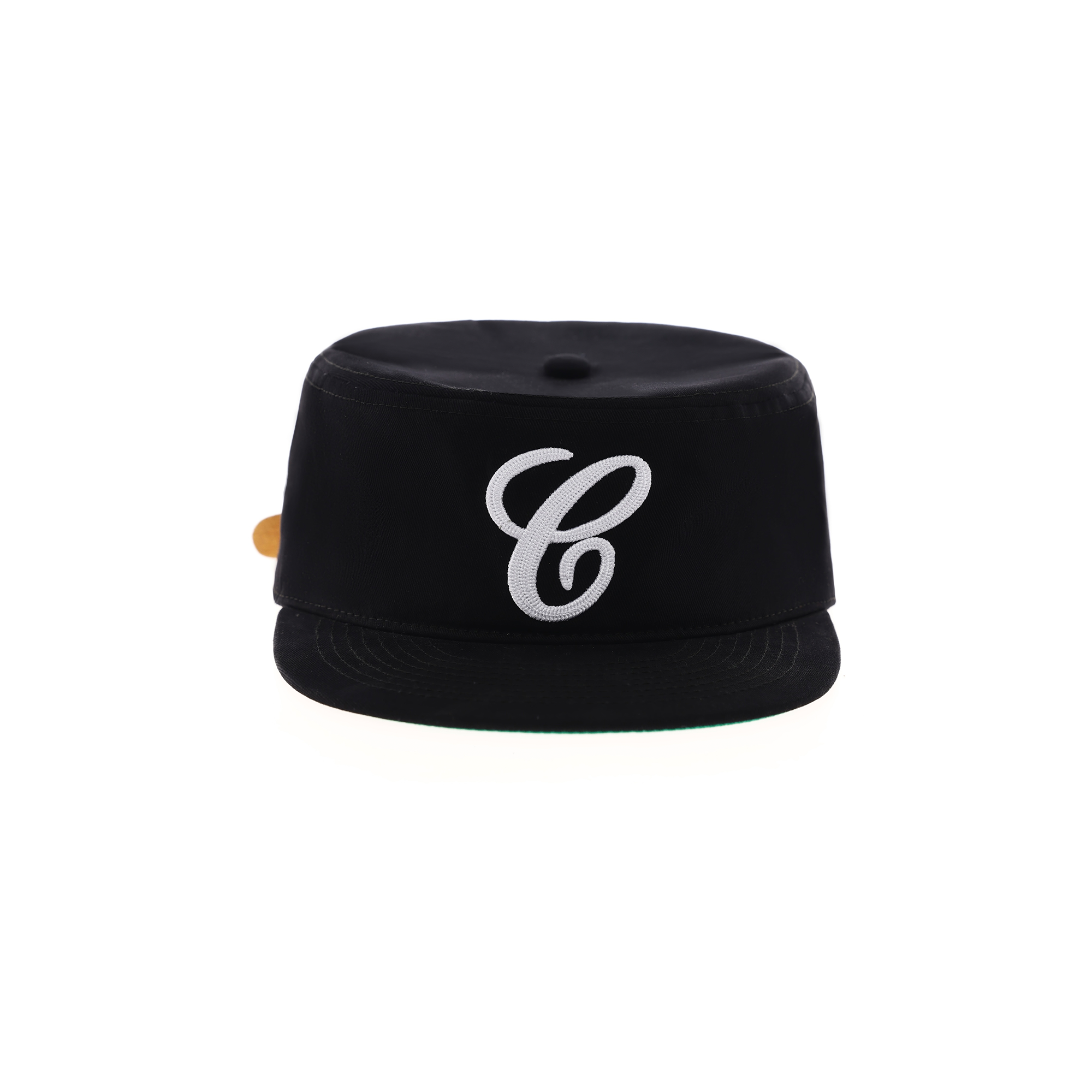 6CRAYON Retro Embroidered Flat-Brim Baseball Cap
