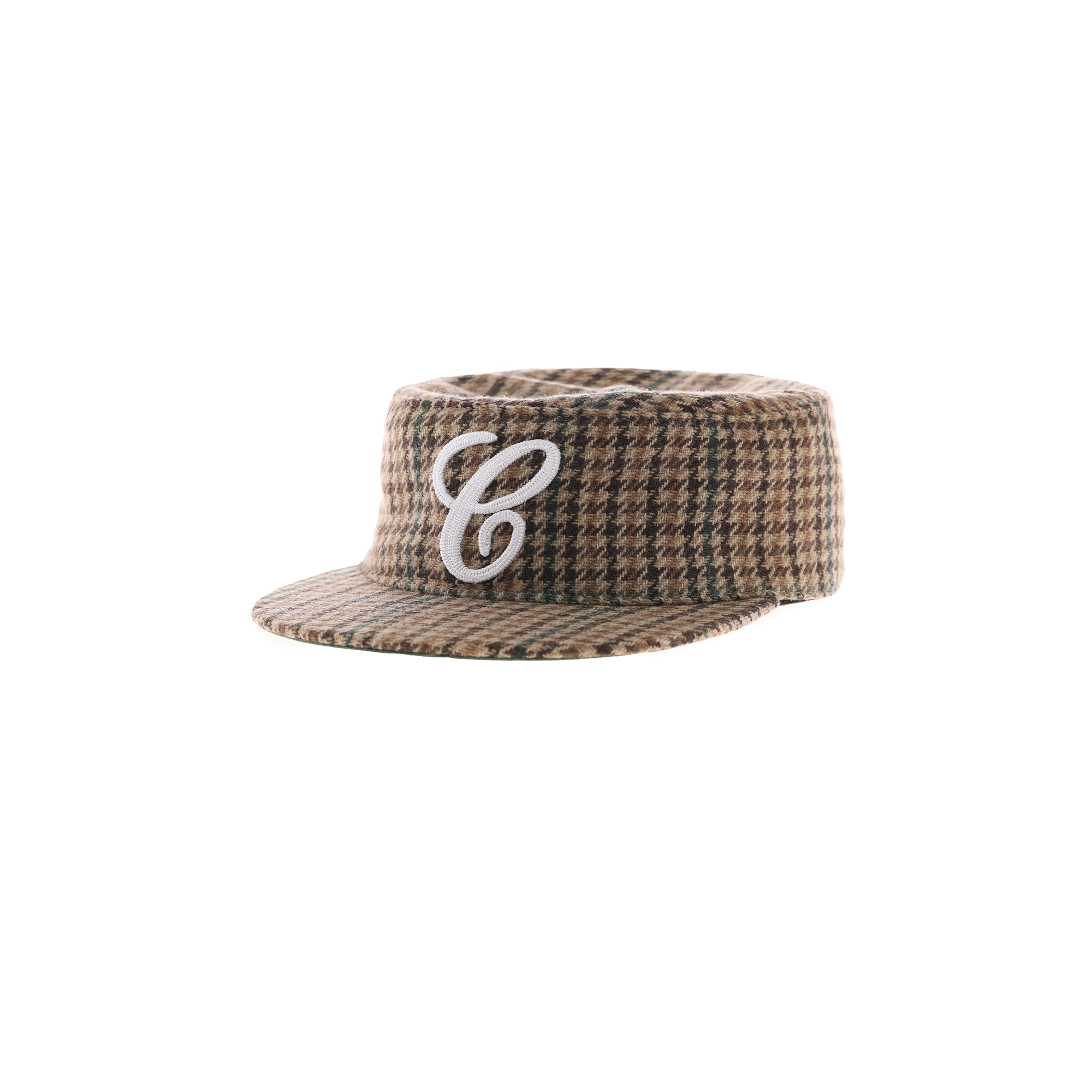 6CRAYON Retro Embroidered Flat-Brim Baseball Cap