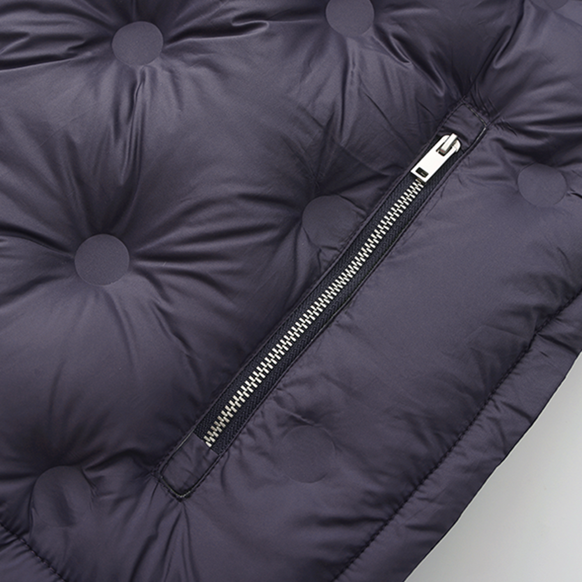 VANN VALRENCE Bubble-Quilted High-Neck Down Vest