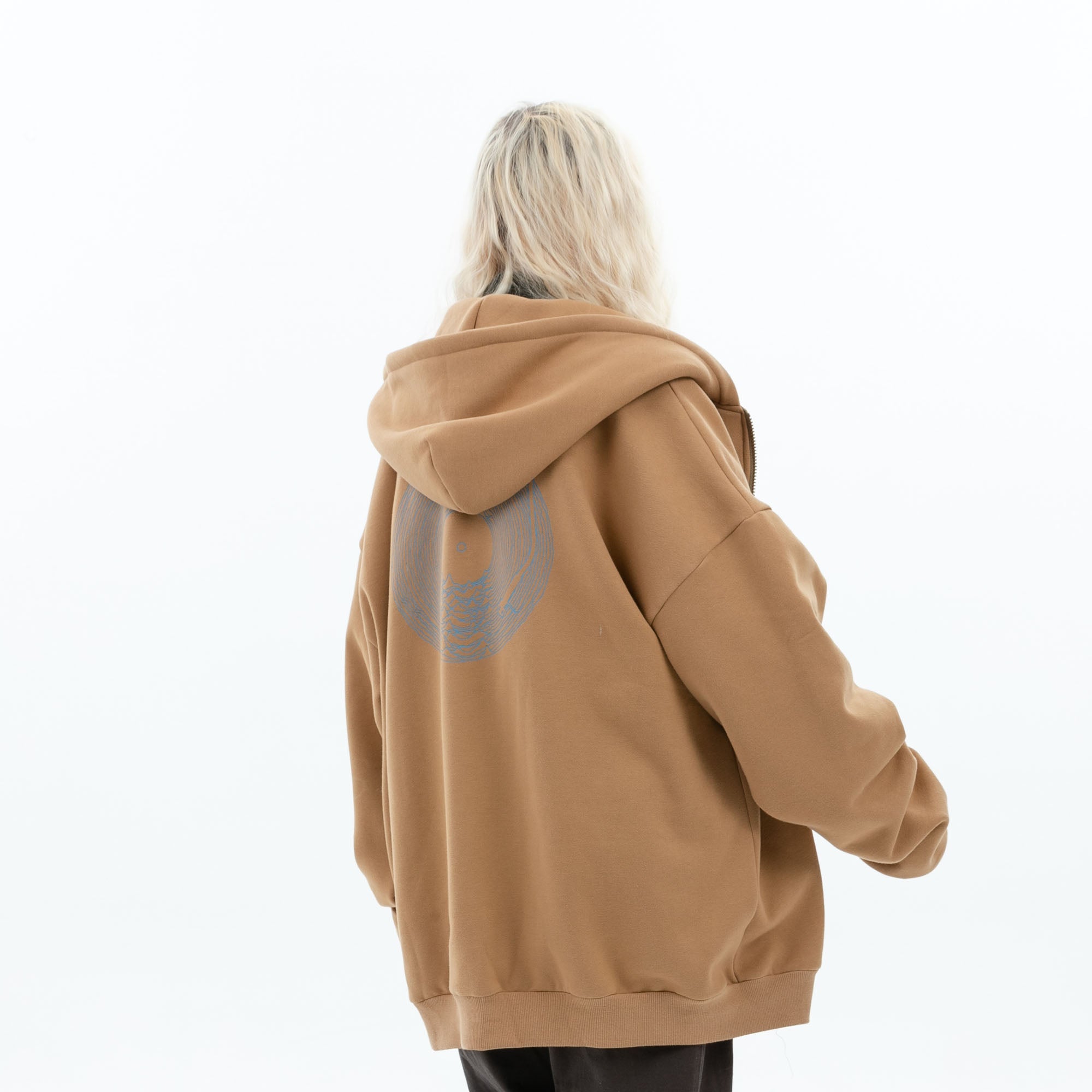 ERROR CODE ROBOT Fleetwood Mac Graphic Oversized Hooded Jacket, premium urban and streetwear designers apparel on PROJECTISR.com, ERROR CODE ROBOT