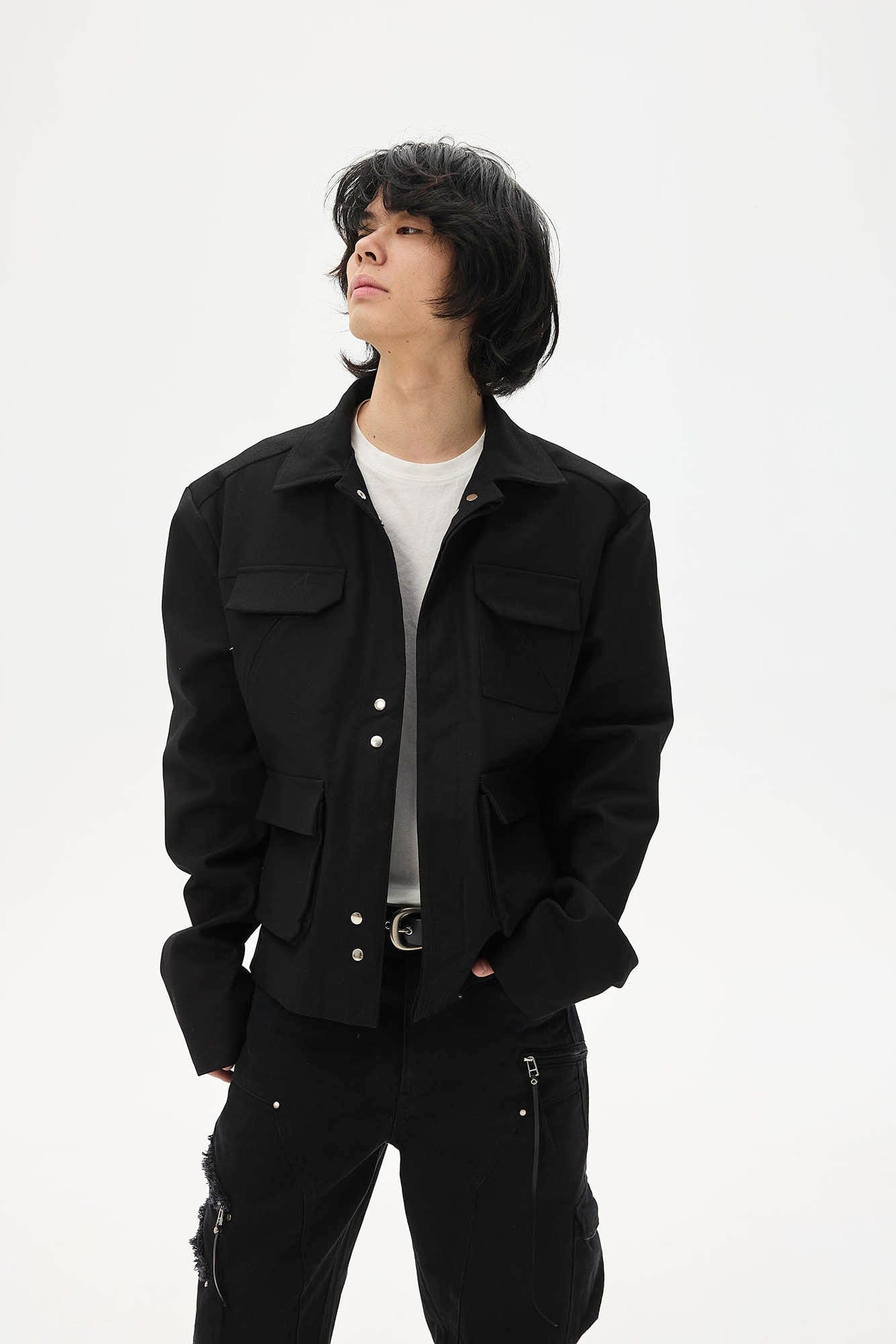 WHISTLEHUNTER Multi-Pocket Magnetic Closure Jacket