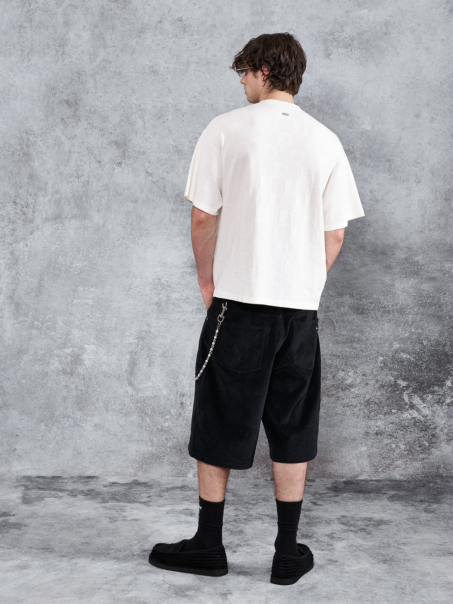 PMW Corduroy Straight-Leg Shorts, premium urban and streetwear designers apparel on PROJECTISR.com, PMW