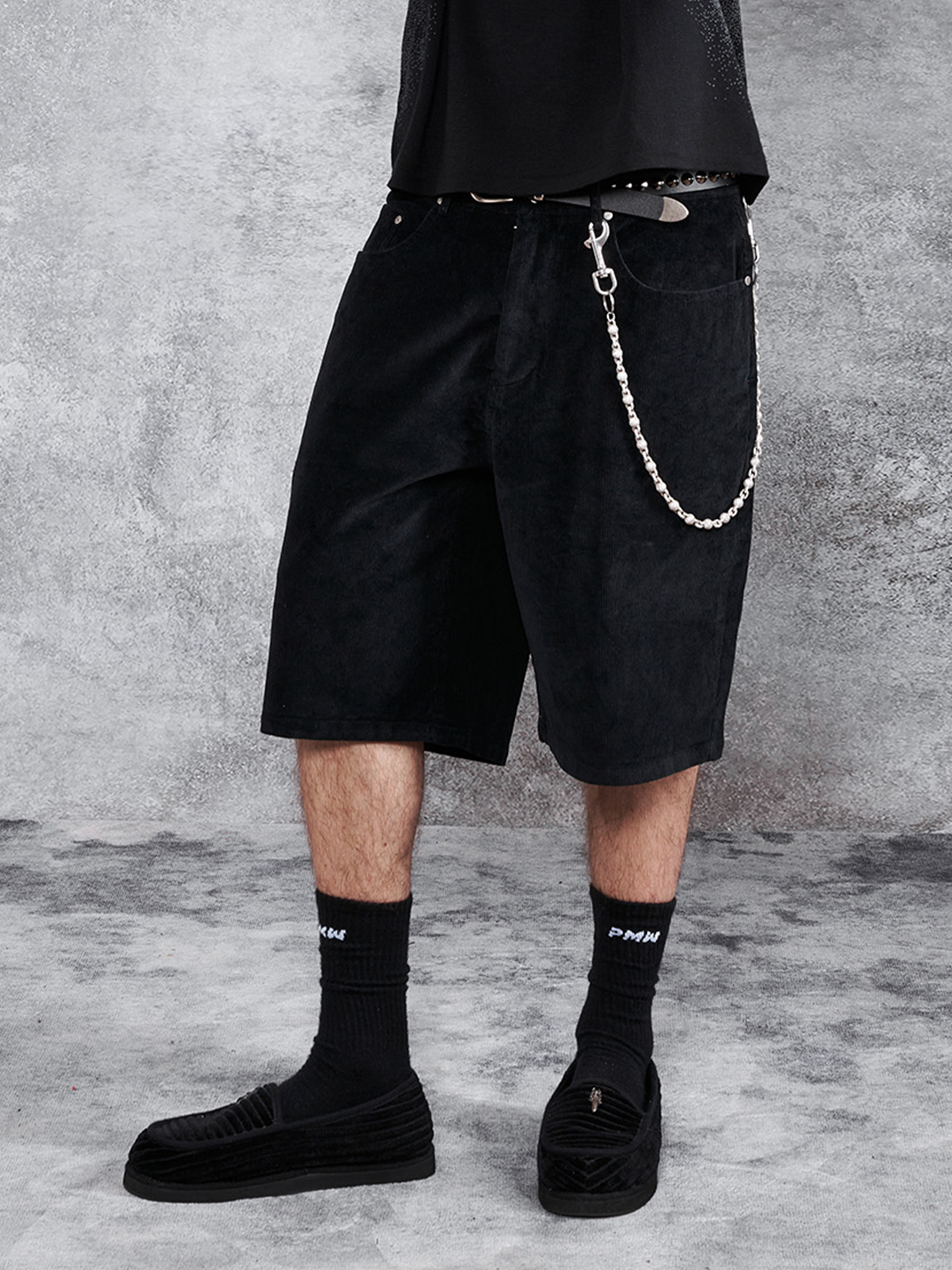 PMW Corduroy Straight-Leg Shorts, premium urban and streetwear designers apparel on PROJECTISR.com, PMW