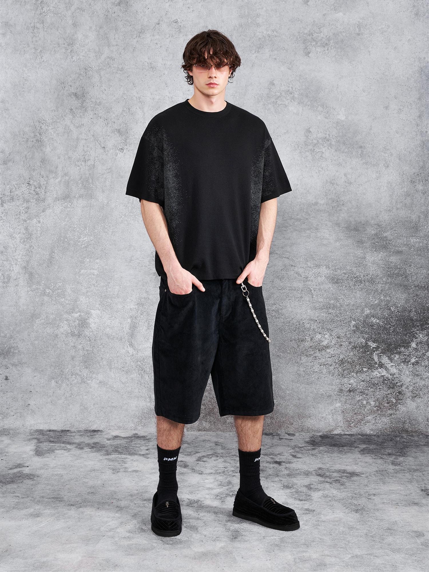PMW Corduroy Straight-Leg Shorts, premium urban and streetwear designers apparel on PROJECTISR.com, PMW