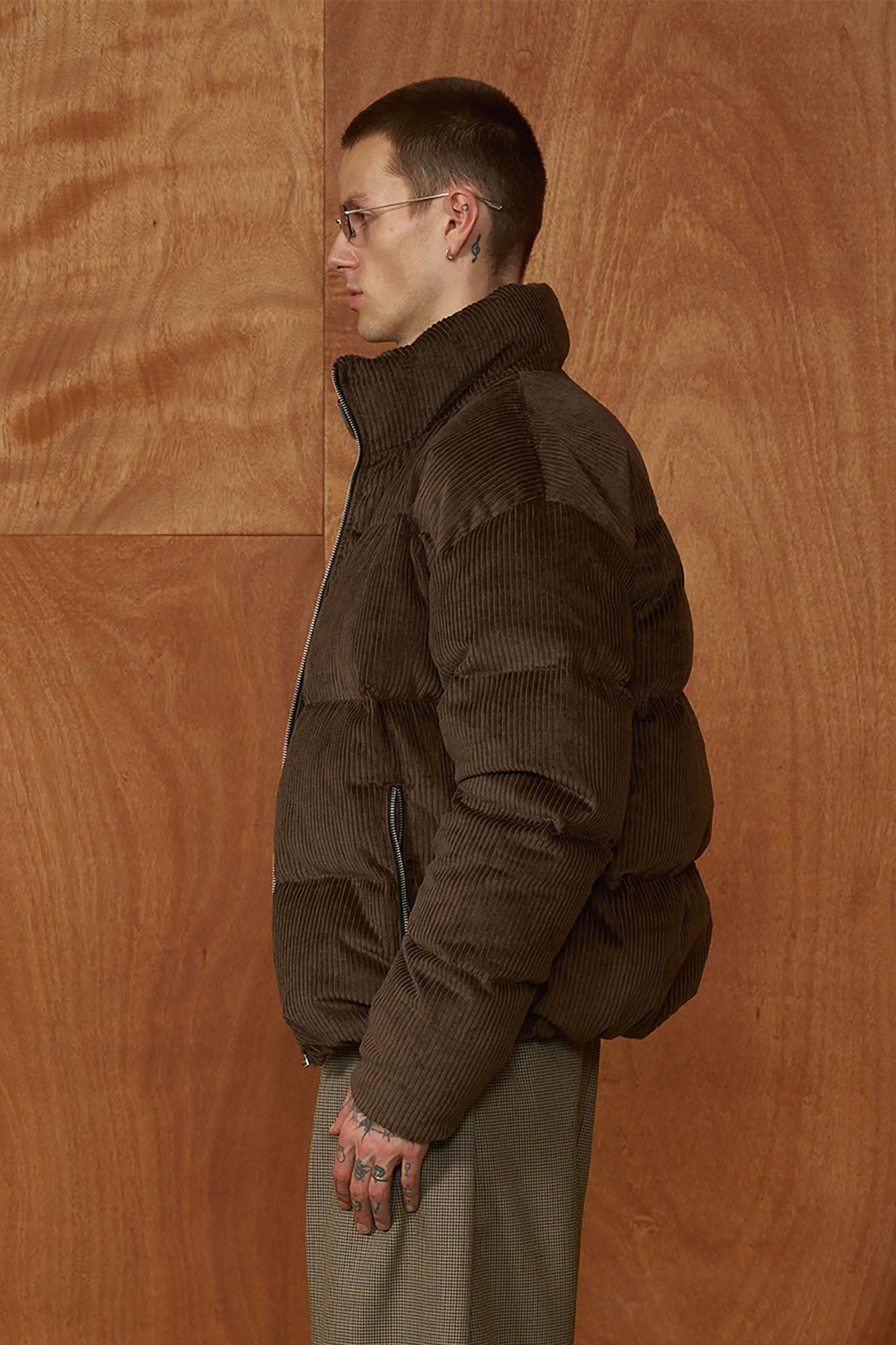 PMW Corduroy Puffer Jacket, premium urban and streetwear designers apparel on PROJECTISR.com, PMW