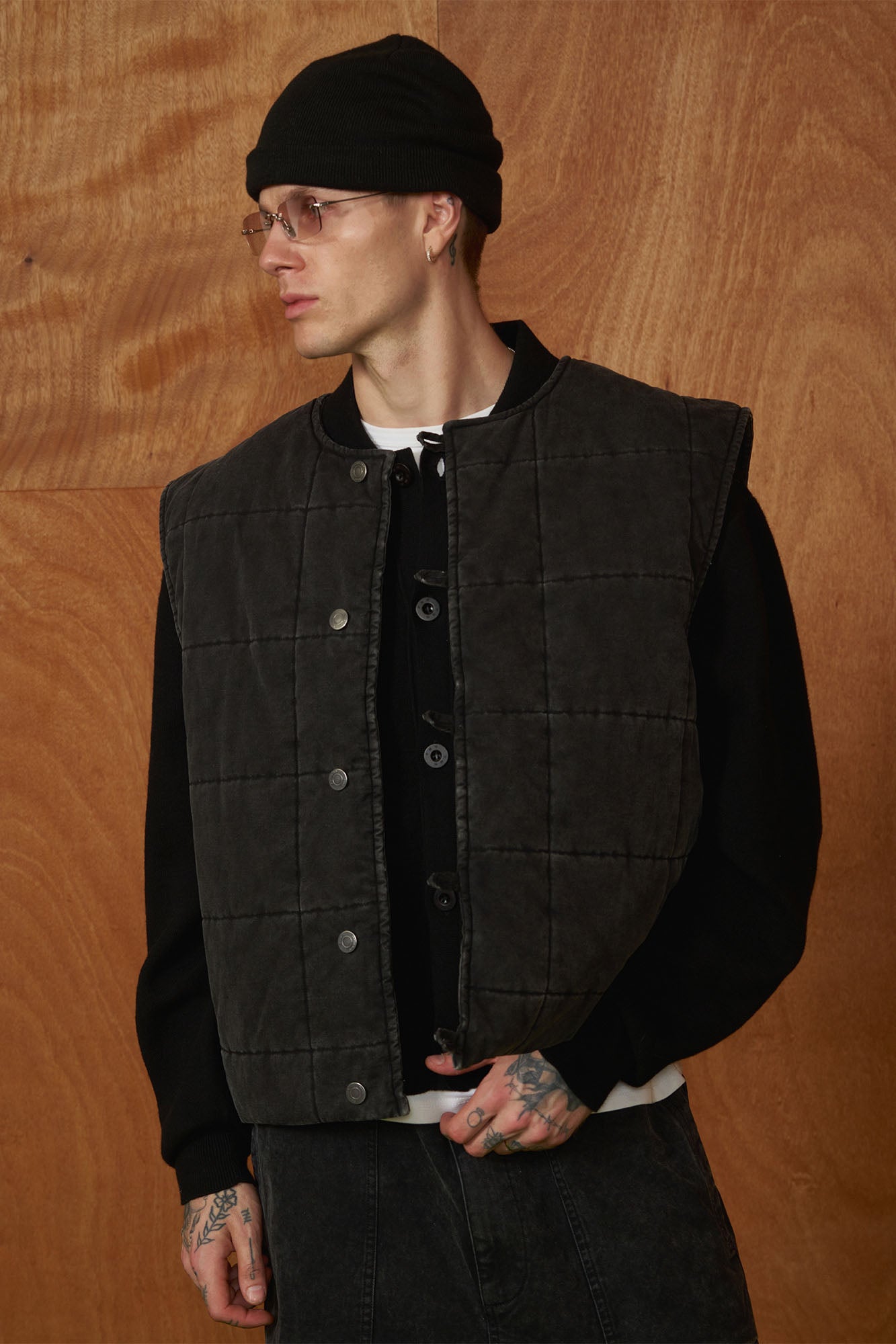PMW Essential Quilted Insulated Vest, premium urban and streetwear designers apparel on PROJECTISR.com, PMW